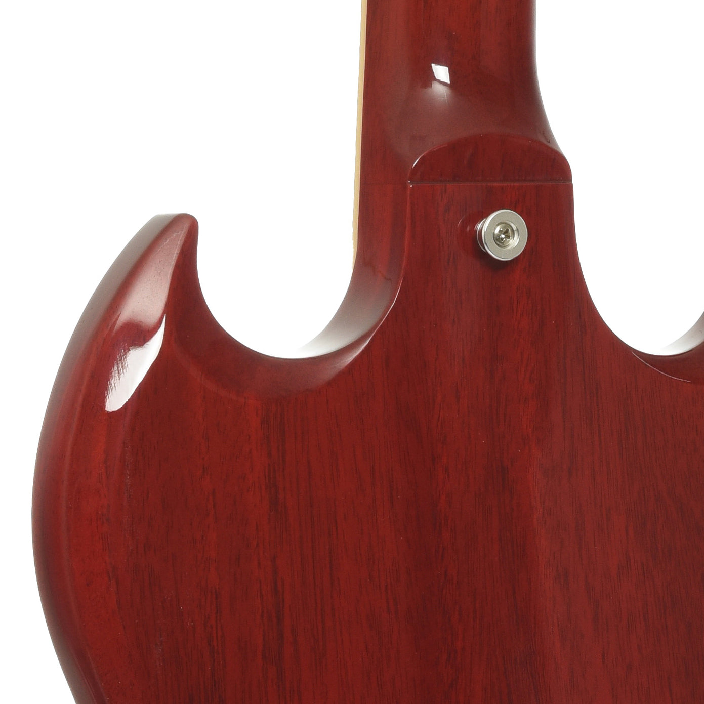 Neck joint of Gibson SG Standard Electric Guitar