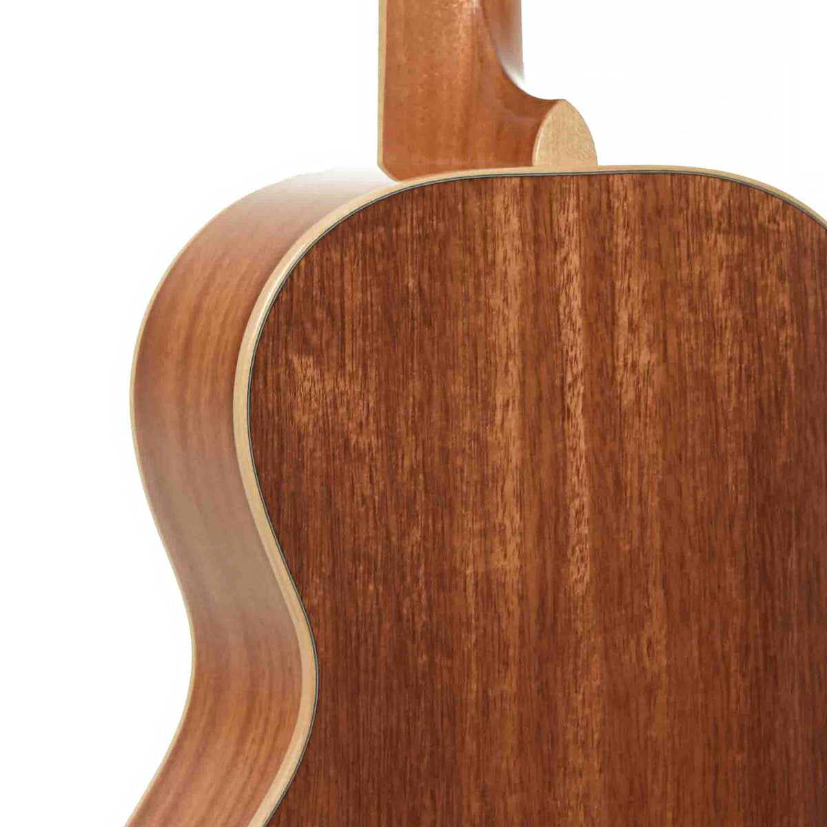 Heel of Larrivee 0-44 Acoustic Guitar & Case