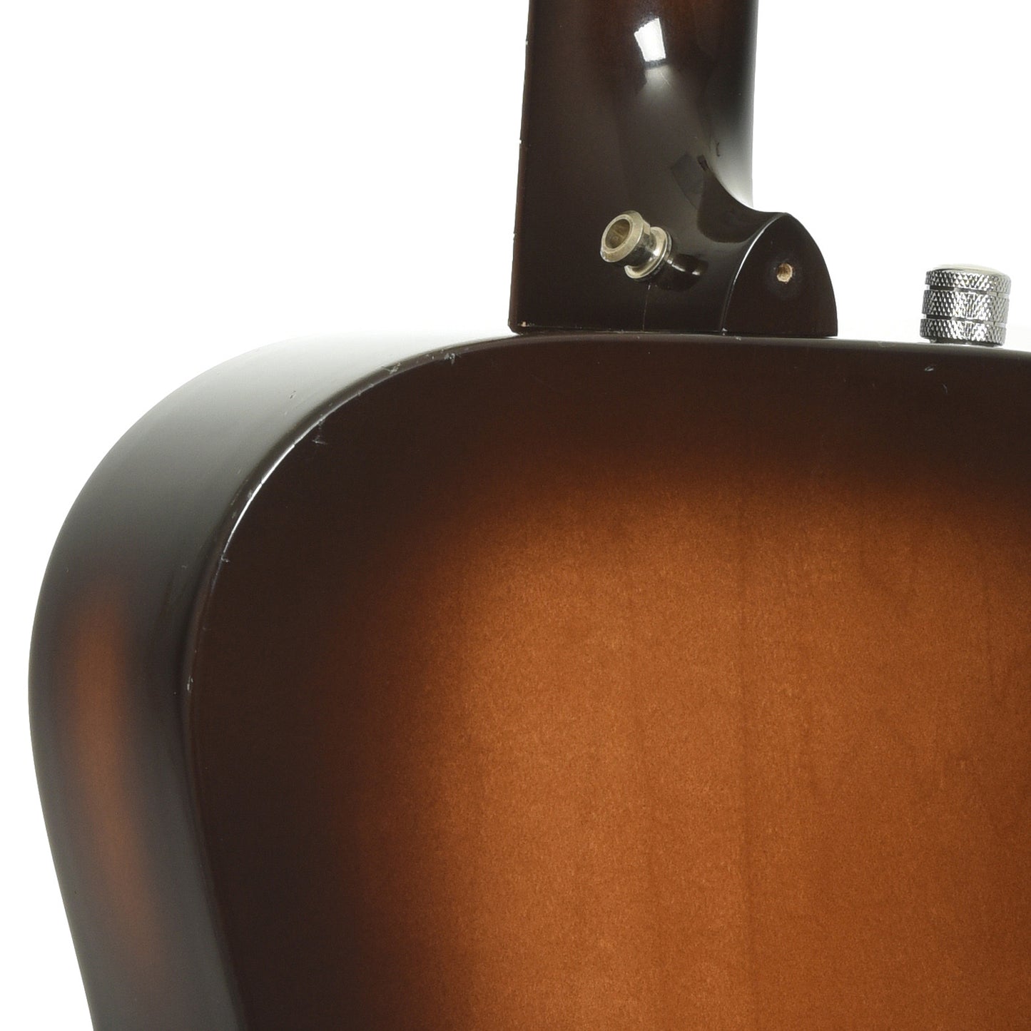 Neck joint of Dobro F-60 Roundneck Resonator Guitar 