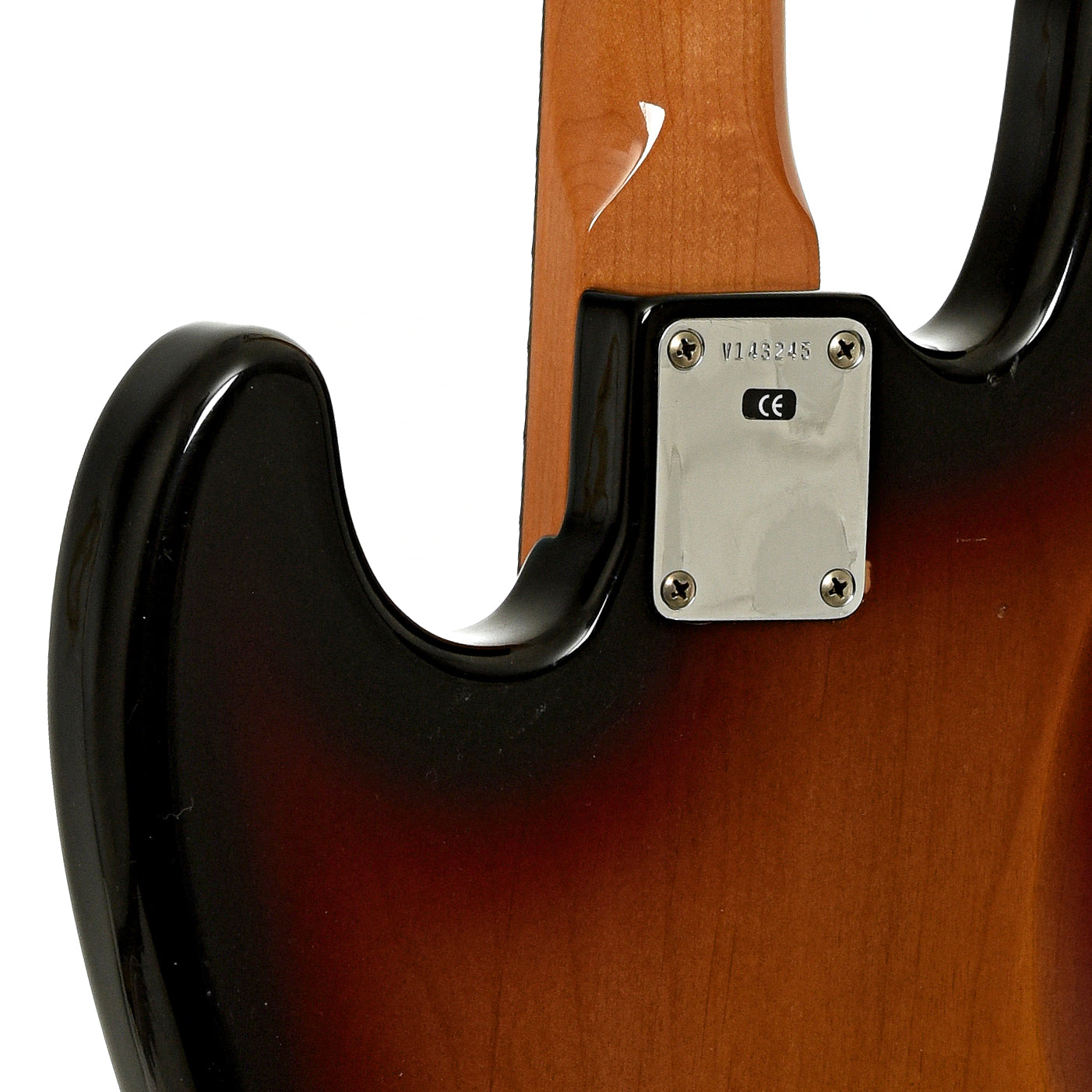 Neck joint of Fender American '62 Vintage Reissue Jazz Bass 