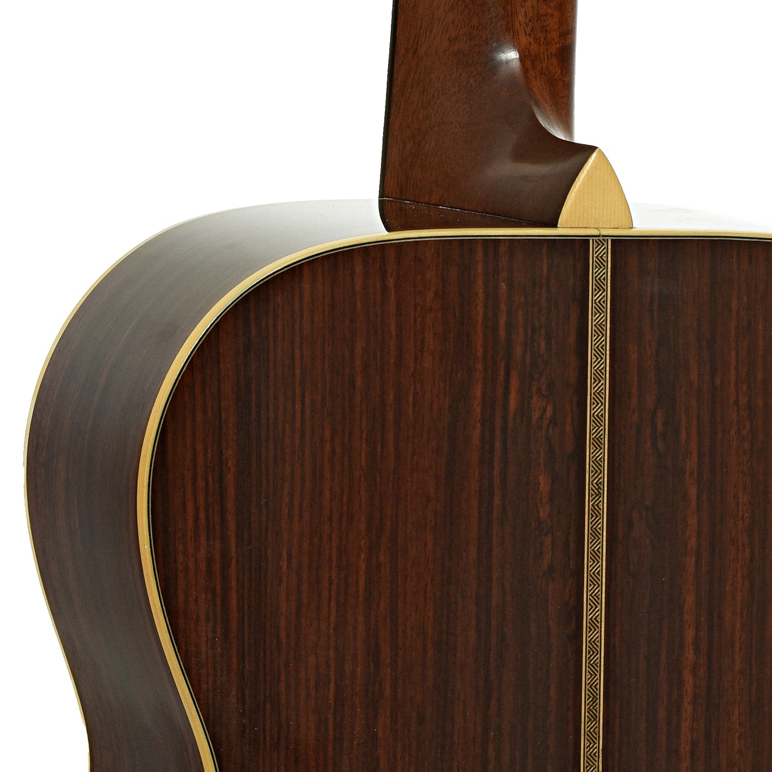 Neck joint of Pre-War Guitars Co. Double Aught (00) Old Growth Indian Rosewood, Level 1