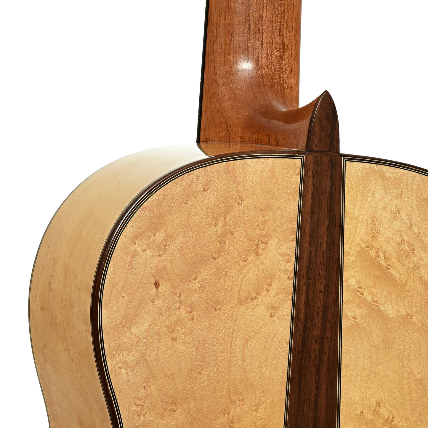 Neck joint of Michael Thames Classical Acoustic Guitar 