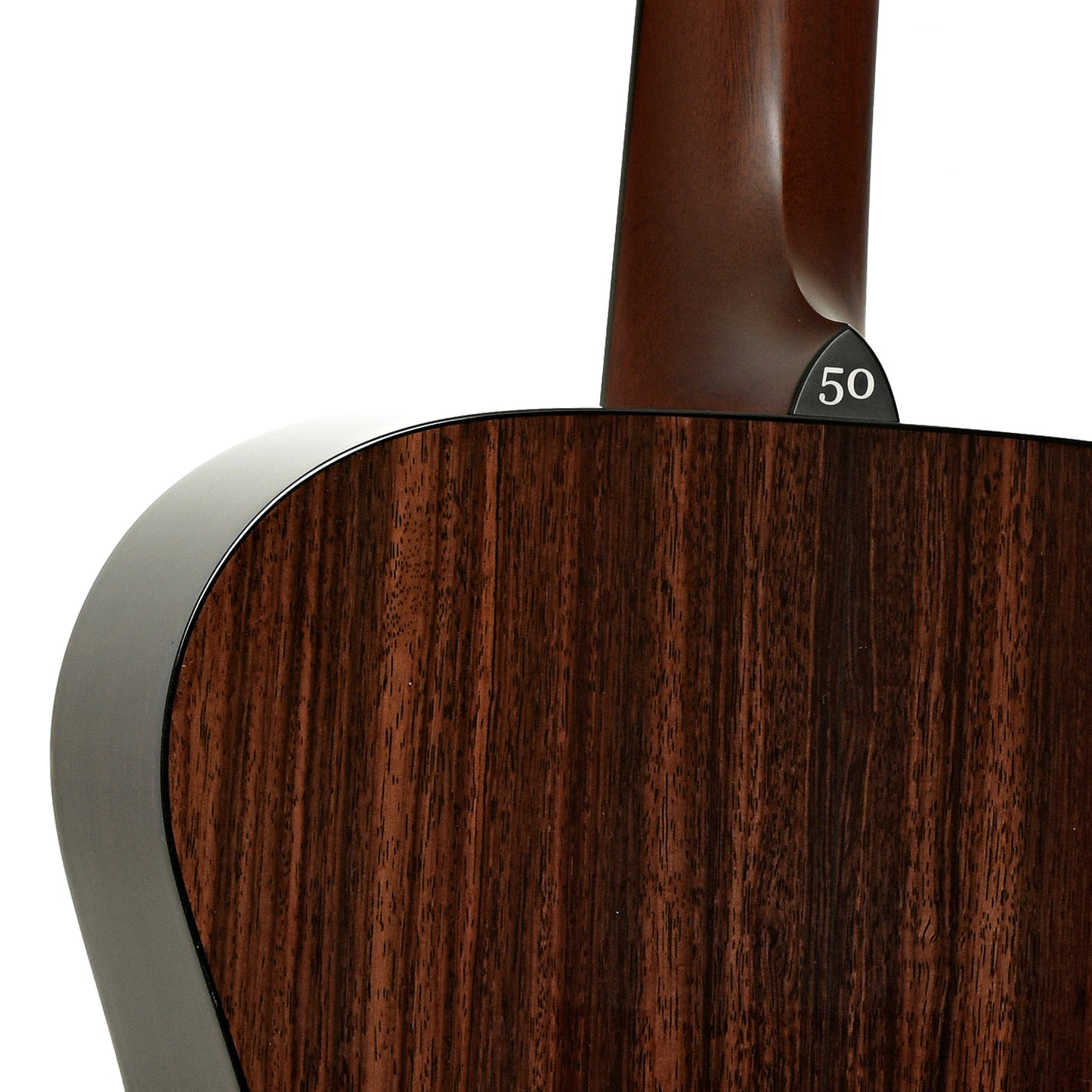 Neck joint of Santa Cruz 50th Anniversary Limited Edition OMPW Acoustic Guitar