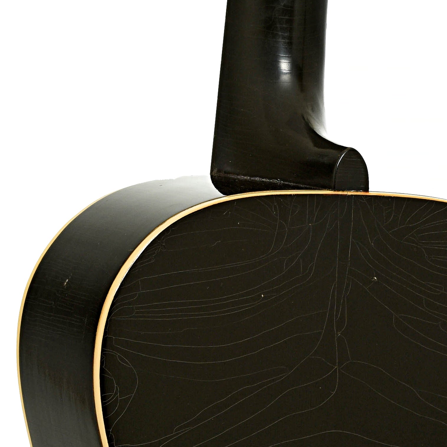 Neck joint of Gibson L-00 Acoustic Guitar