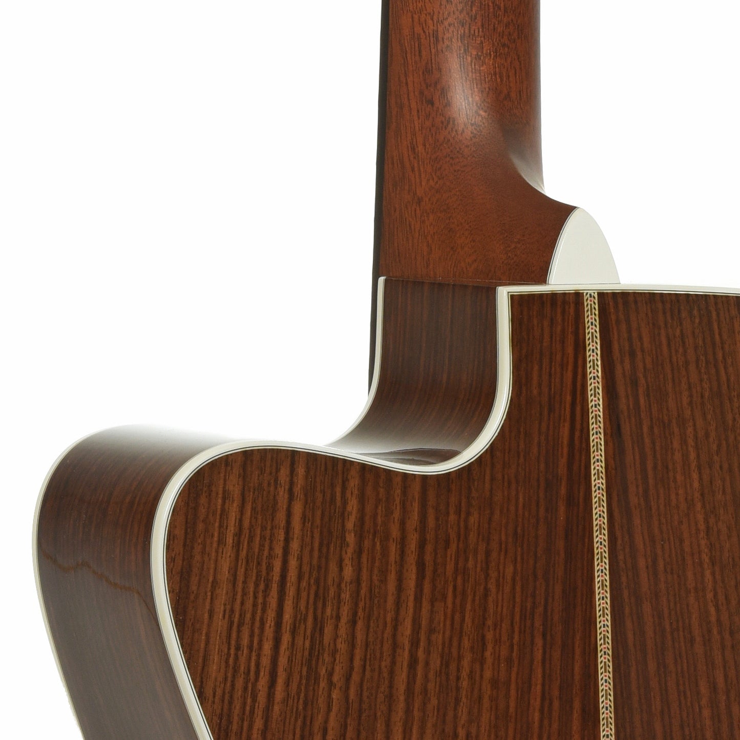 Neck joint of Martin Custom Shop 0000-38C Acoustic Guitar 