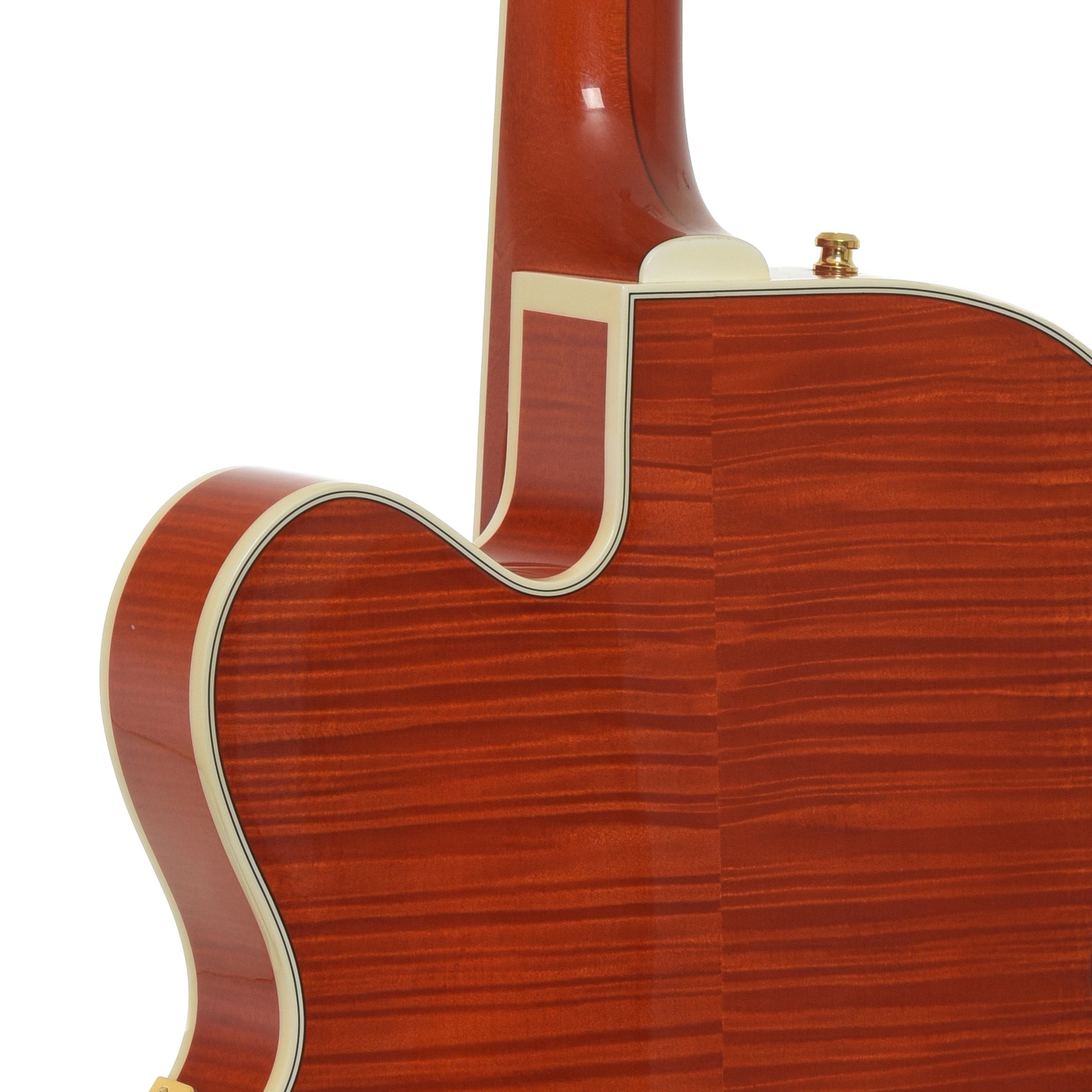 Neck joint of Gretsch G6120TFM Players Edition Nashville Hollowbody Electric Guitar
