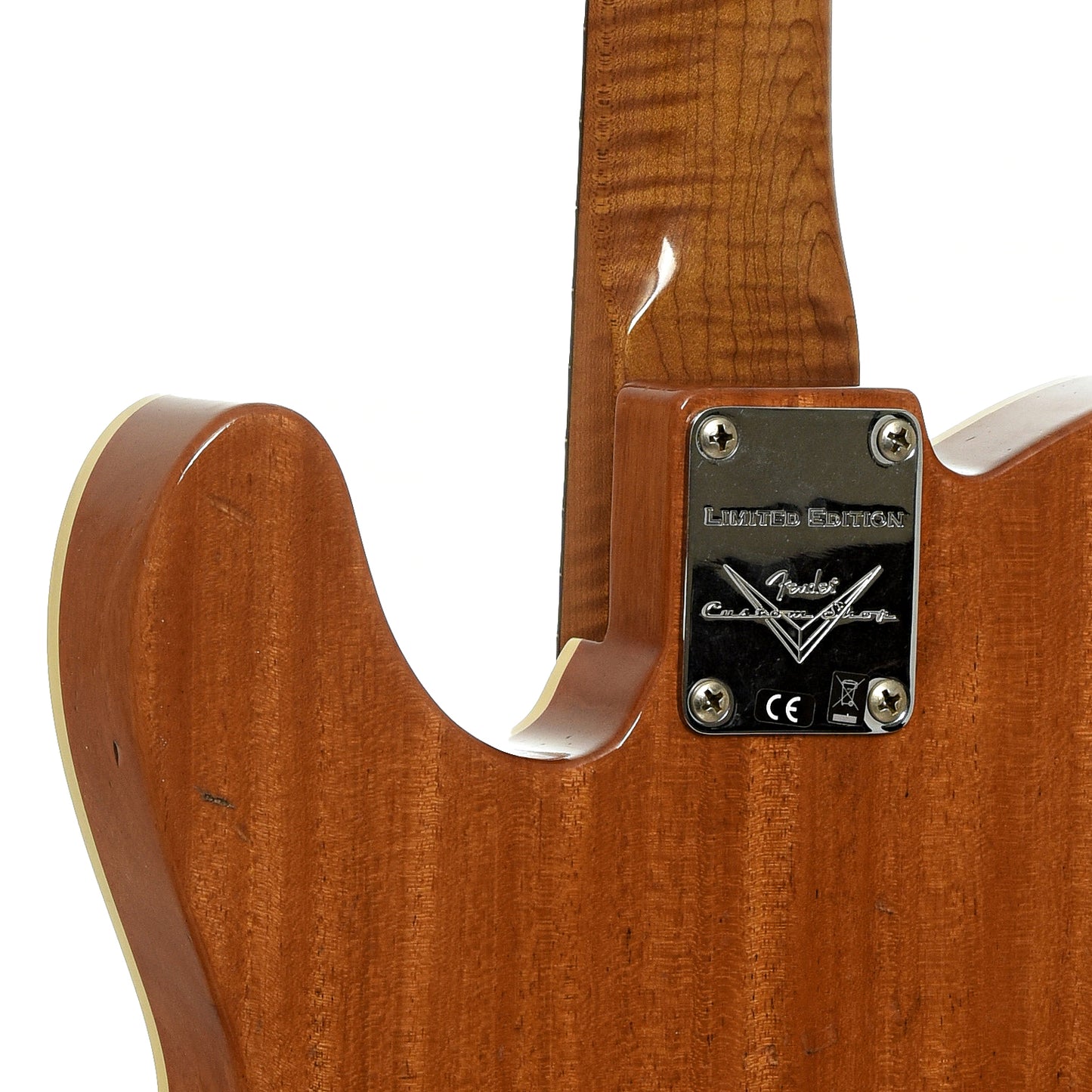 Neck joint of Fender Custom Shop Maho Journeyman Relic Telecaster 