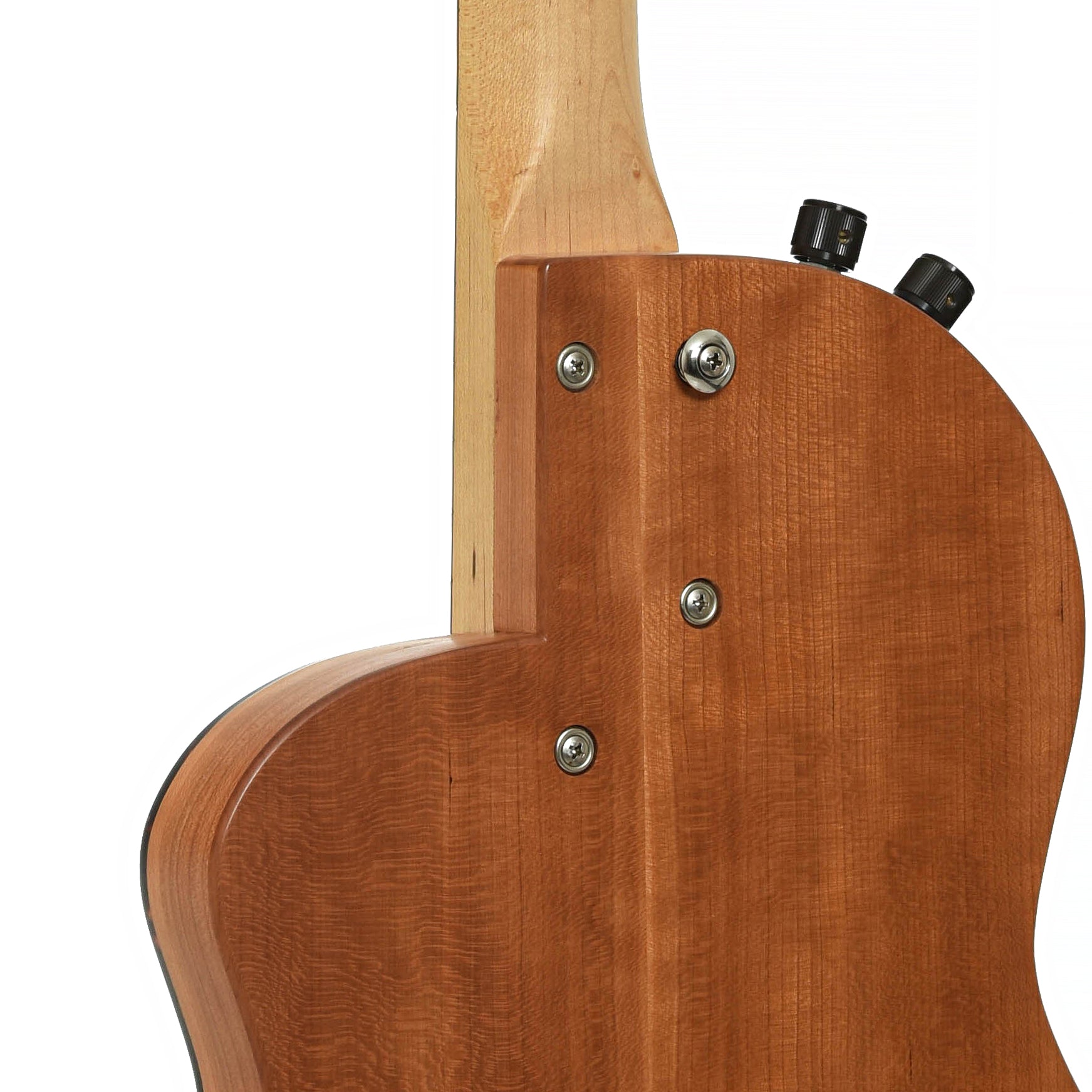 Neck joint of Rick Turner RB-4 Acoustic-Electric Bass