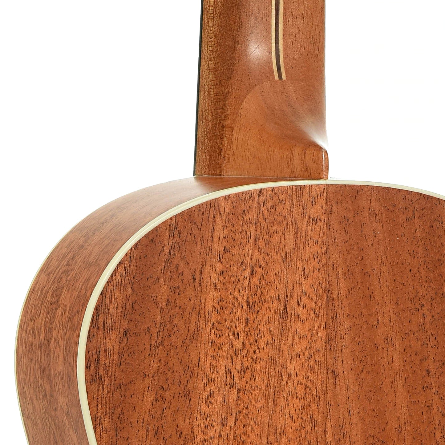 Neck joint of LoPrinzi MC3 Baritone Ukulele