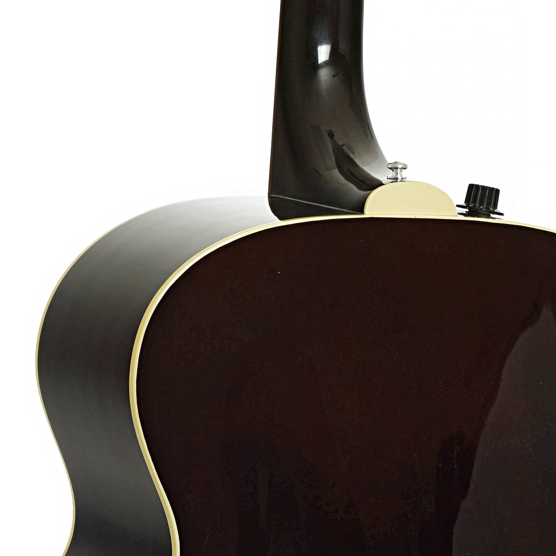 Neck joint of Guild B-50 NT Acoustic Bass Guitar