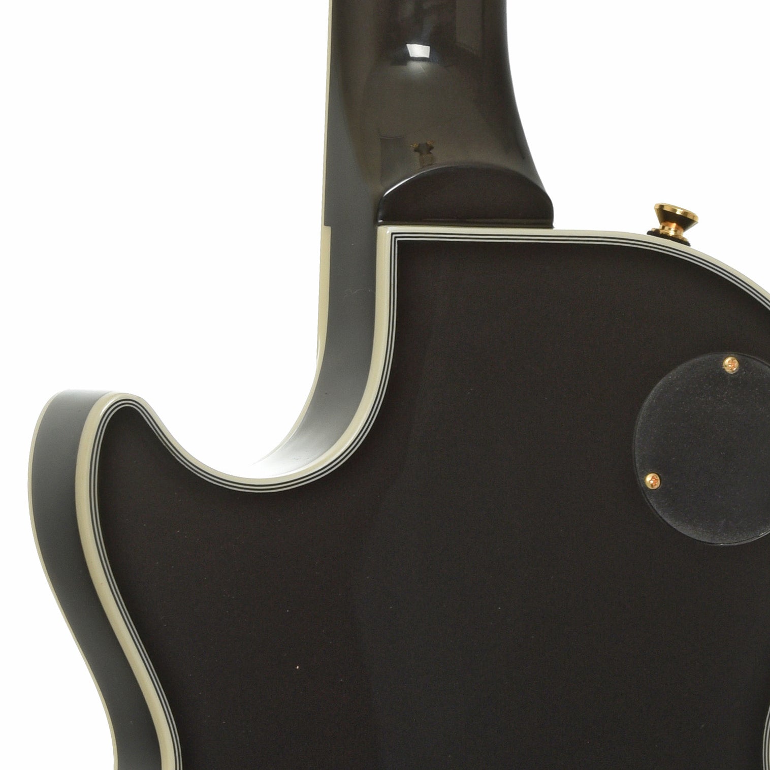 Neck joint of Epiphone Les Paul Custom Electric Guitar
