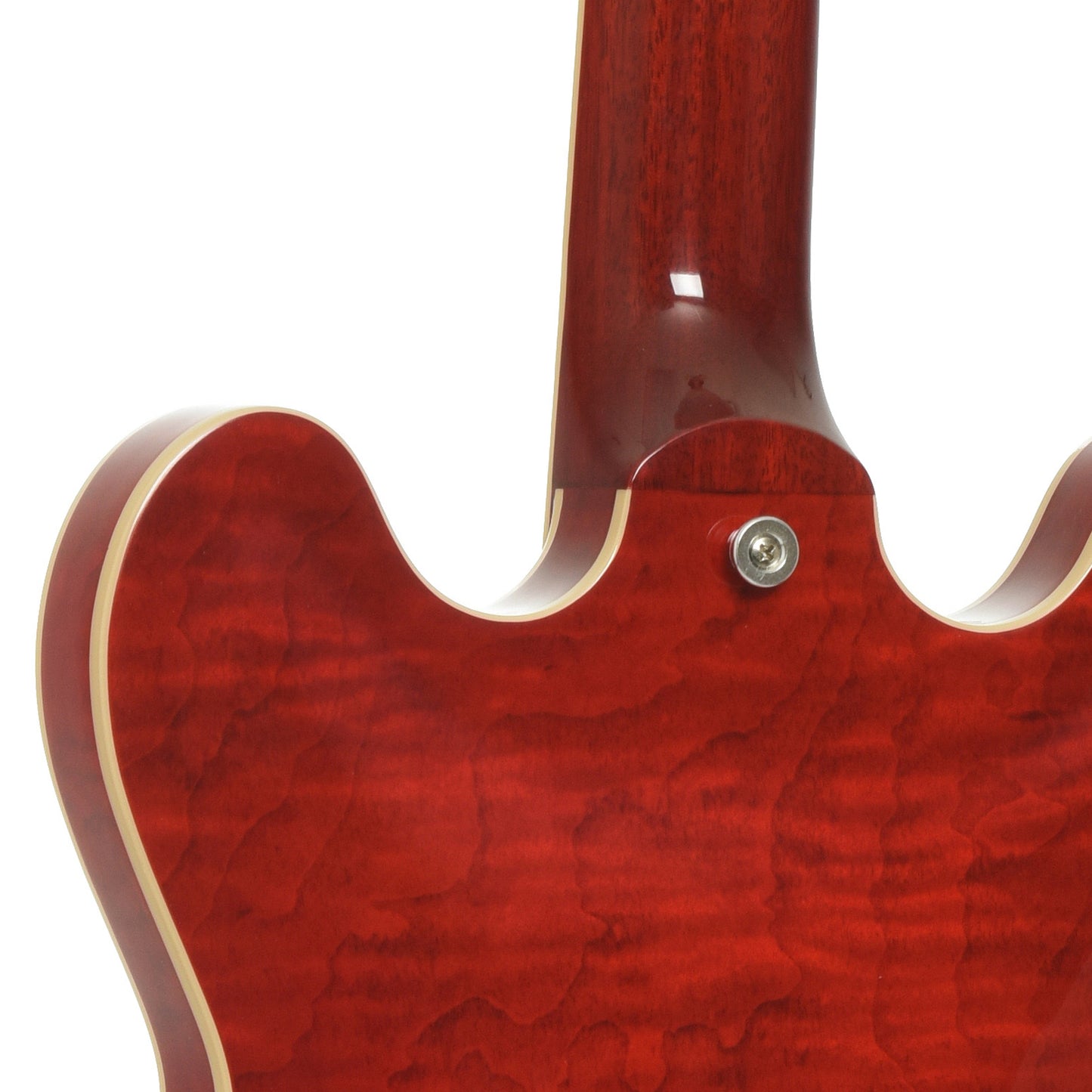 Neck joint of Gibson ES-335 Figured Semi-Hollowbody Electric Guitar & Case, Sixties Cherry
