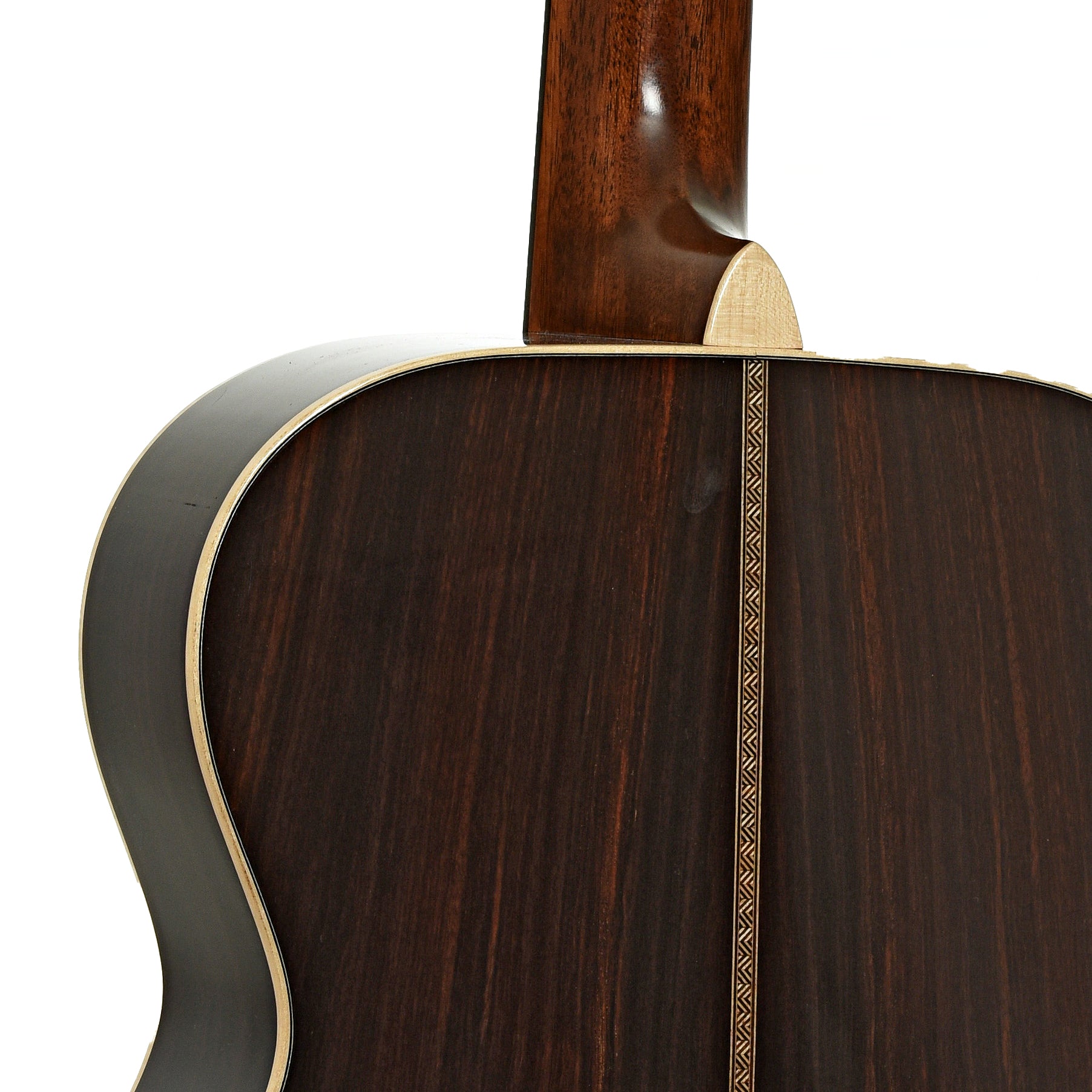 Neck joint of Martin 00-28 Modern Deluxe Acoustic Guitar