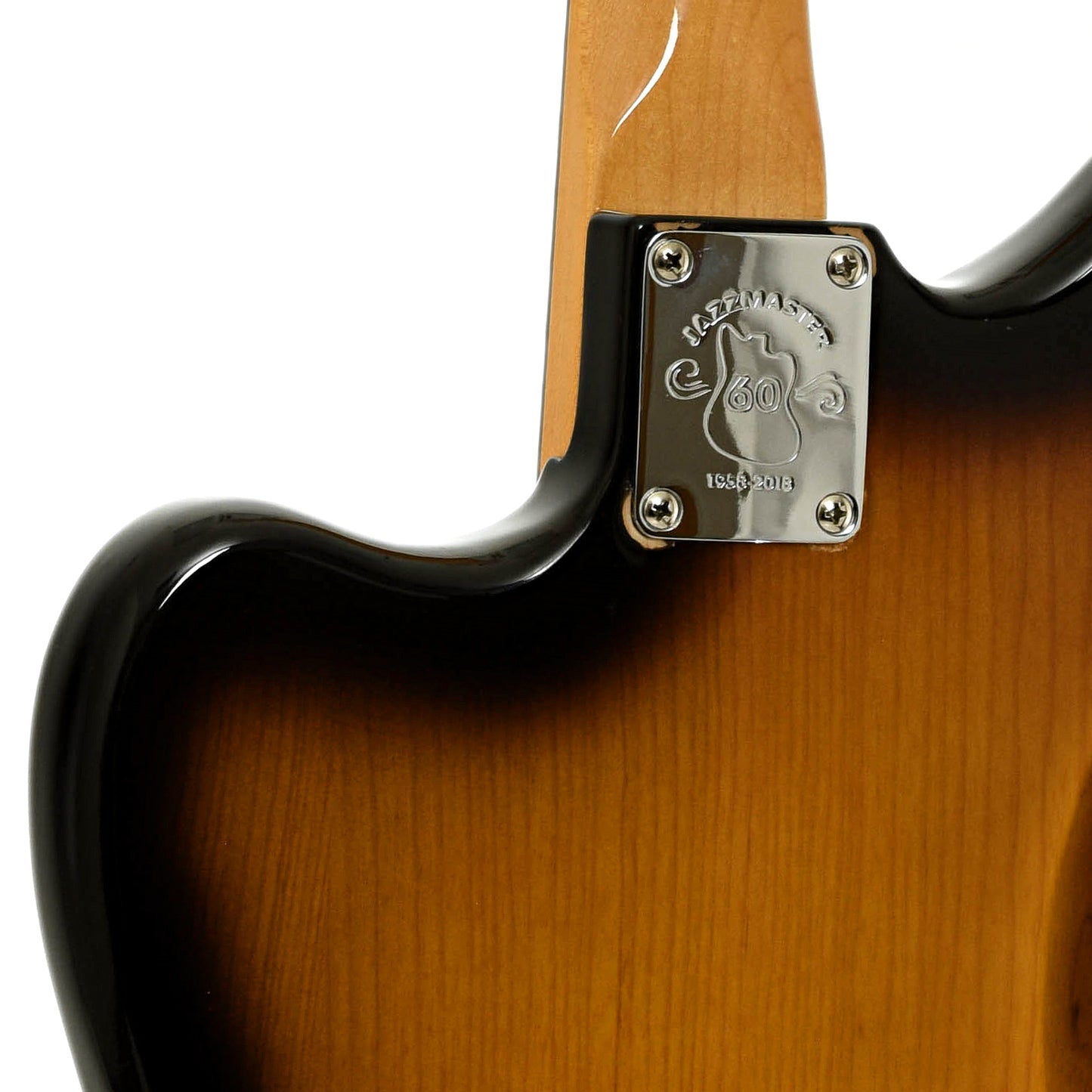 Neck joint of Fender Limited Edition 60th Anniversary '58 Jazzmaster Electric Guitar