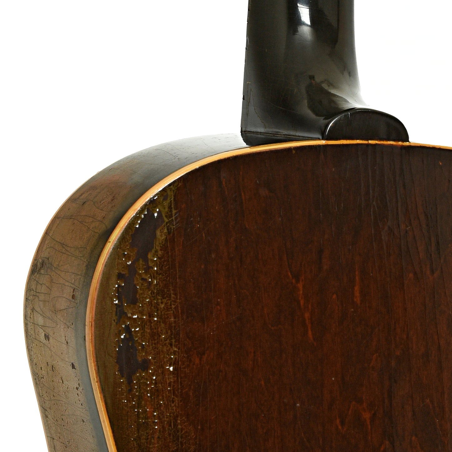 Neck joint of Gibson LG-2 Banner Maple Acoustic Guitar 