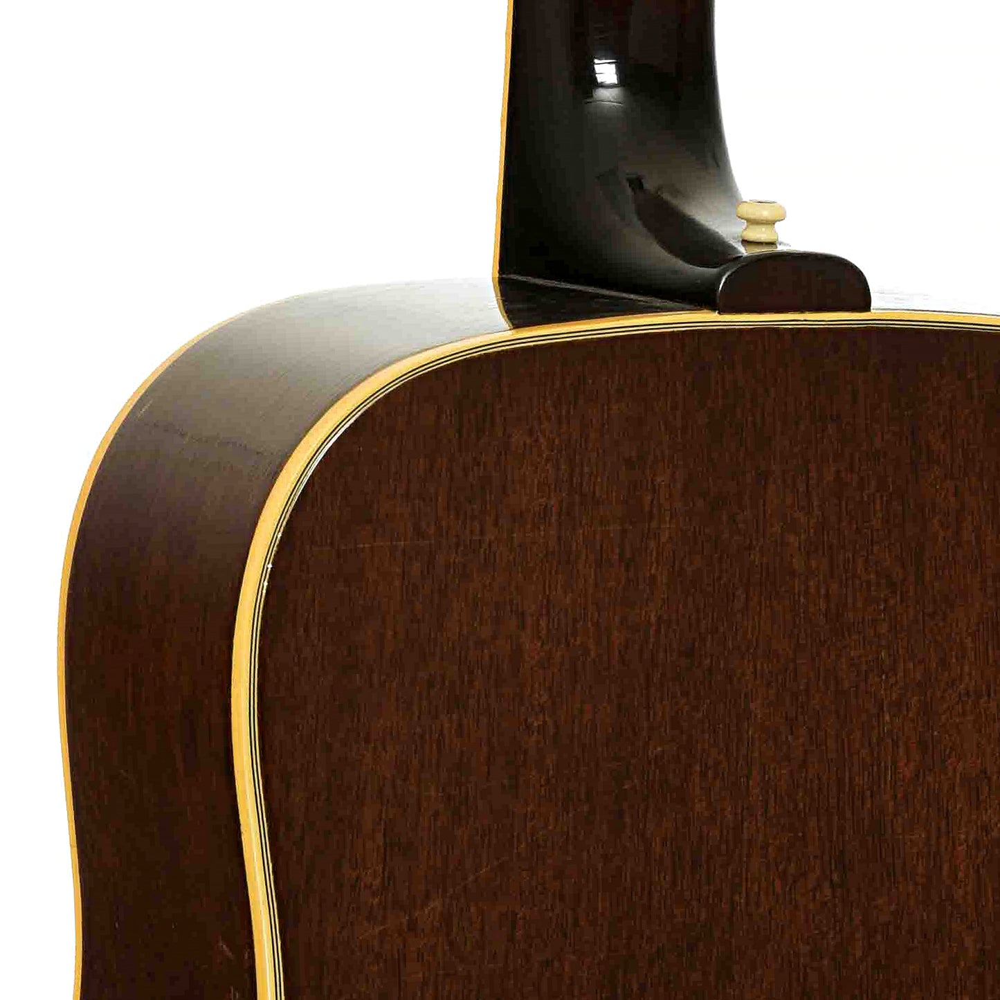 Neck joint of Gibson FJN Folk Singer Jumbo Acoustic Guitar