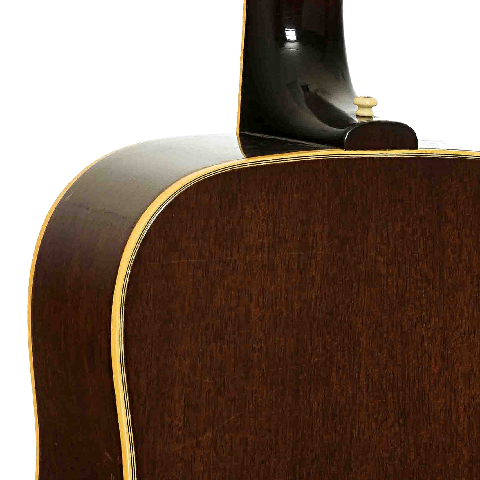 Neck joint of Gibson FJN Folk Singer Jumbo Acoustic Guitar