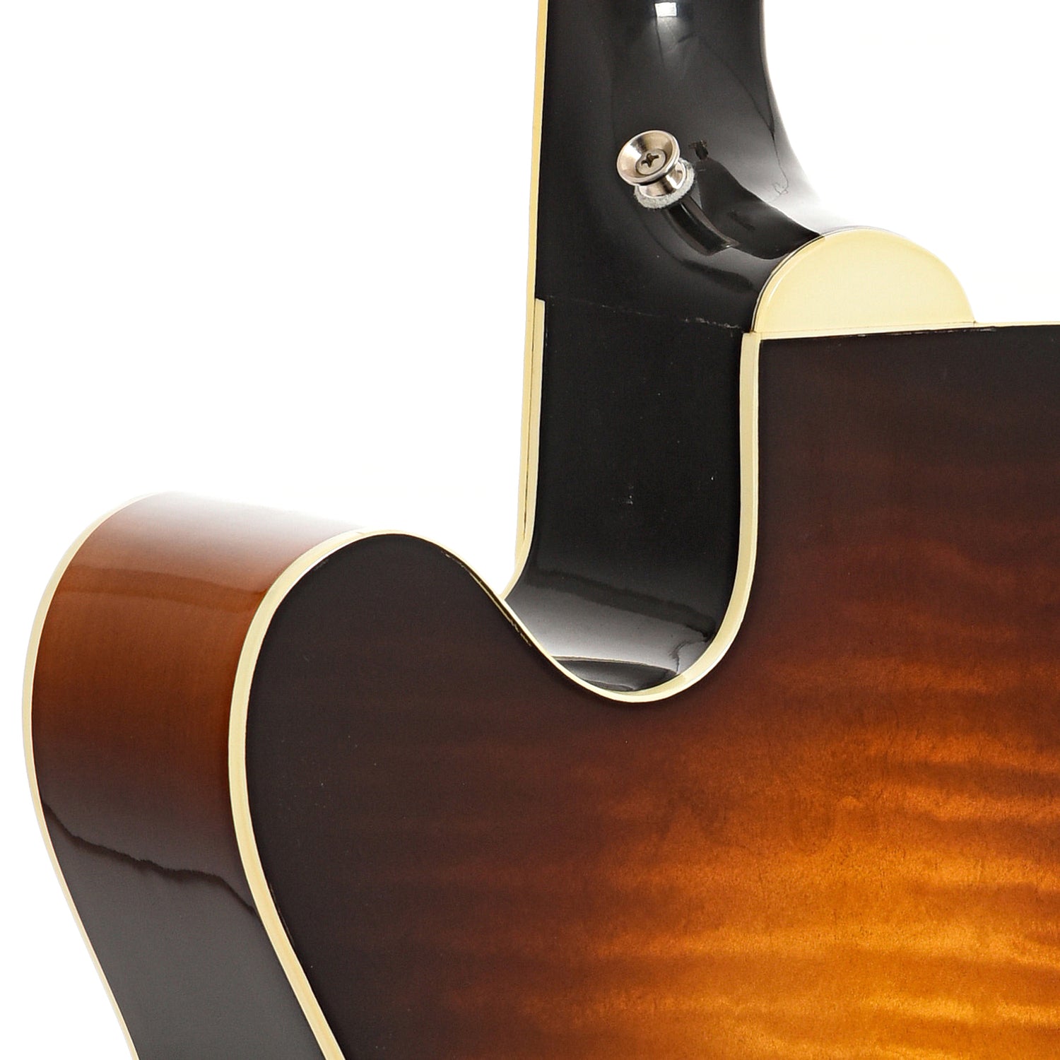 Heel of 2001 Gibson J-185 EC Acoustic Guitar 