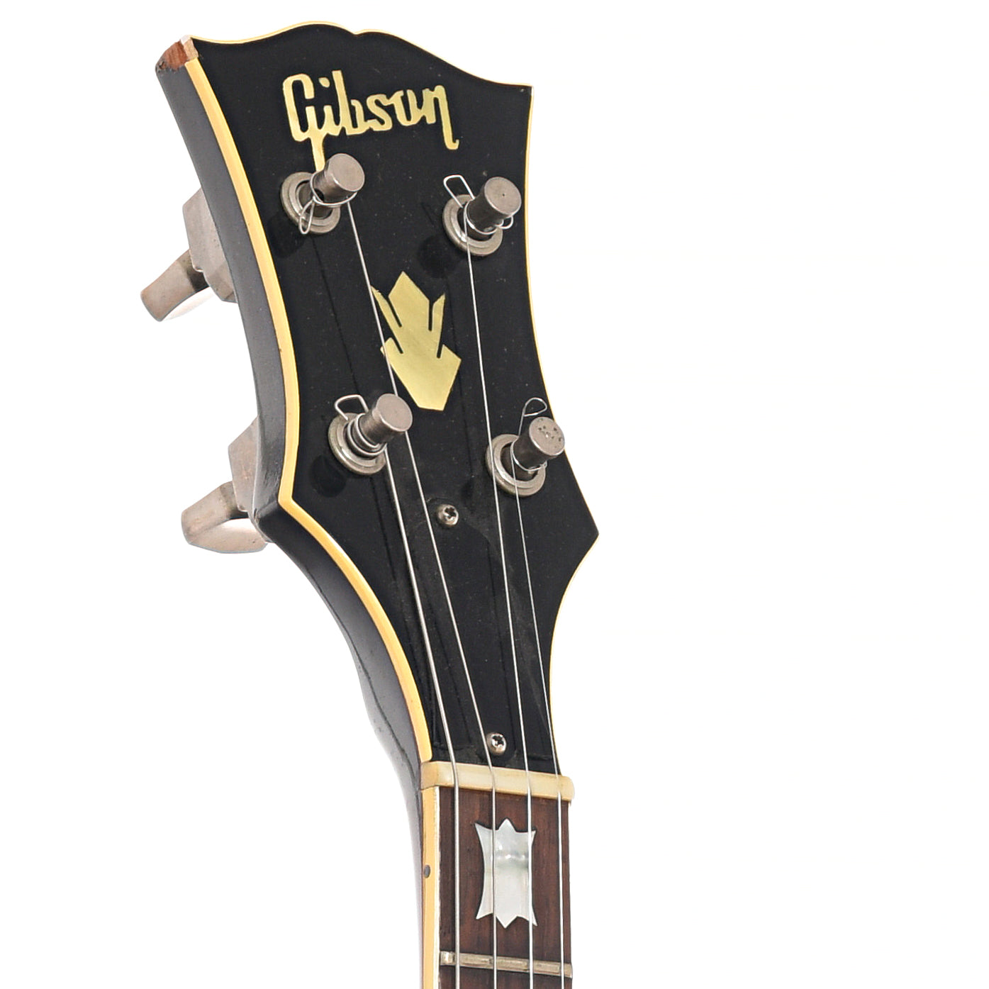 Headstock of Gibson TB-250 Tenor Banjo 