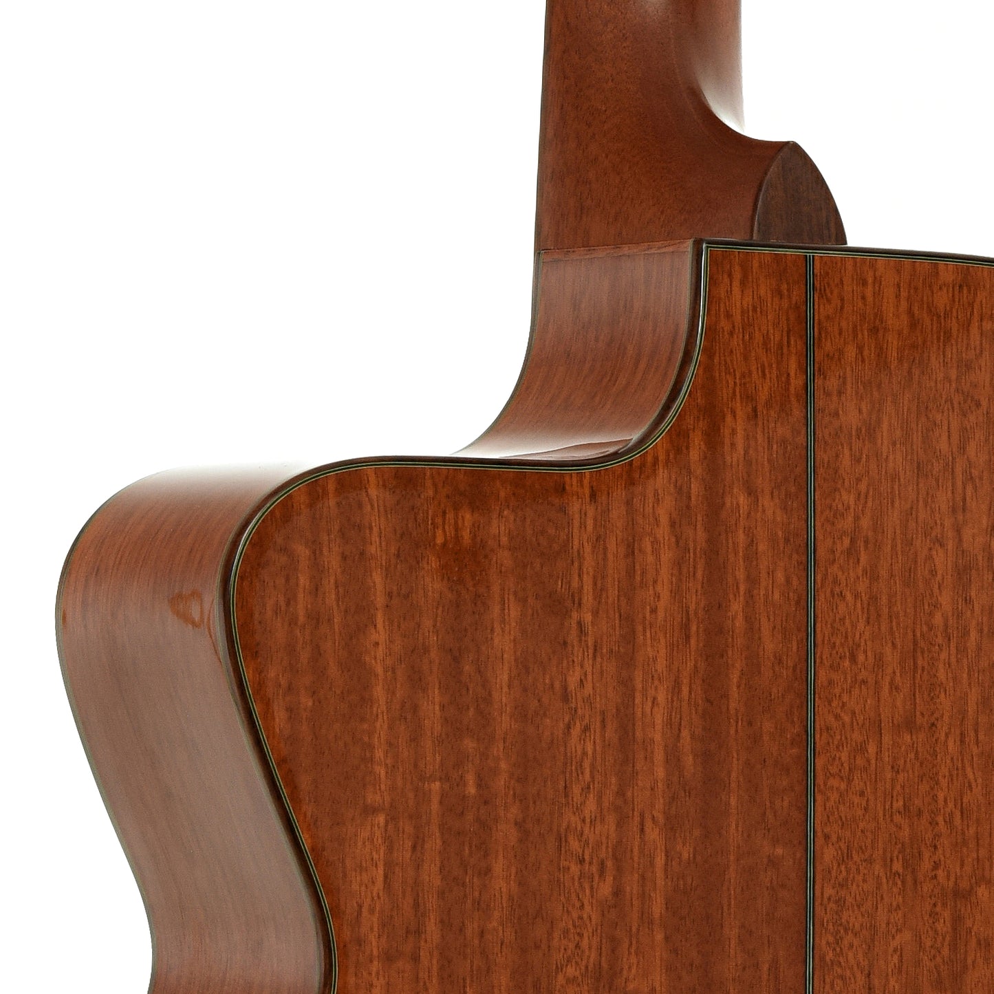 Neck joint of Taylor LKSM-6 Leo Kottke Signature Model