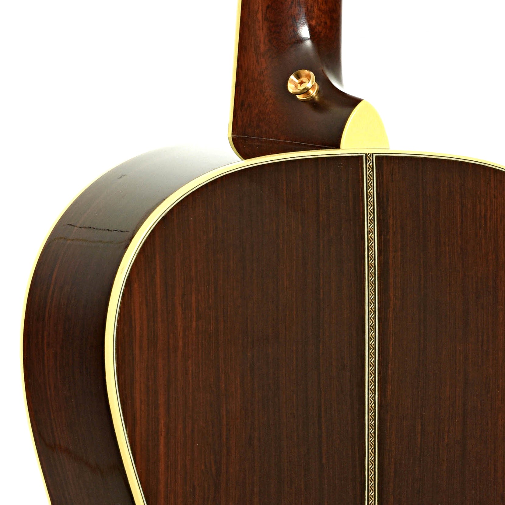 Neck joint of Santa Cruz 000-42 Brazilian Acoustic Guitar