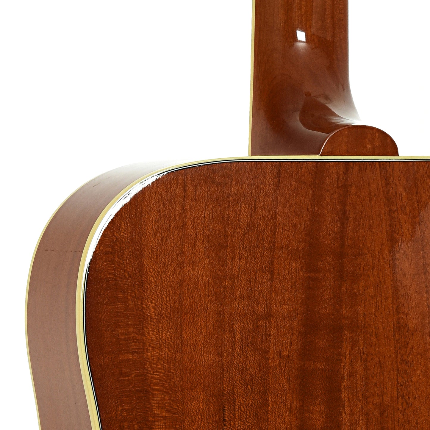 Neck joint of Gibson Hummingbird Original Acoustic Guitar