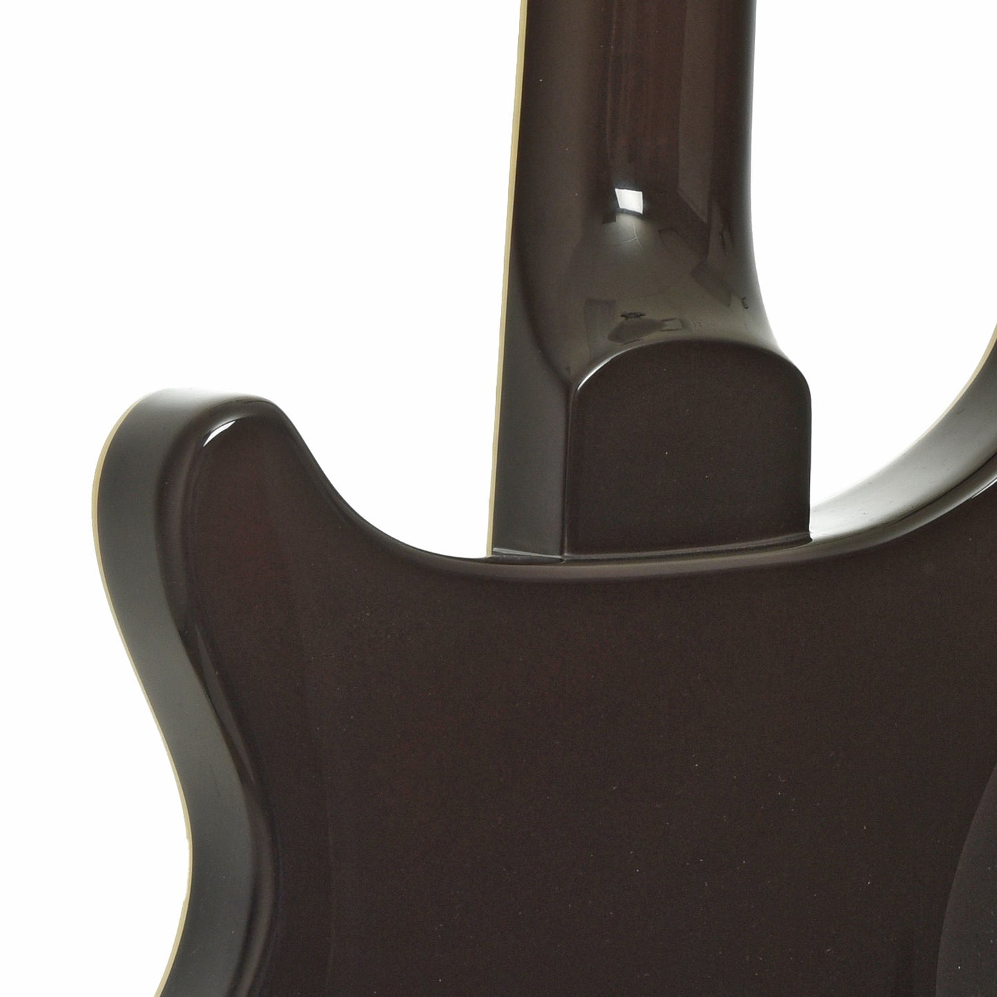 Neck joint of PRS SE Hollowbody I Piezo Electric Guitar, Orange Tiger Smokeburst
