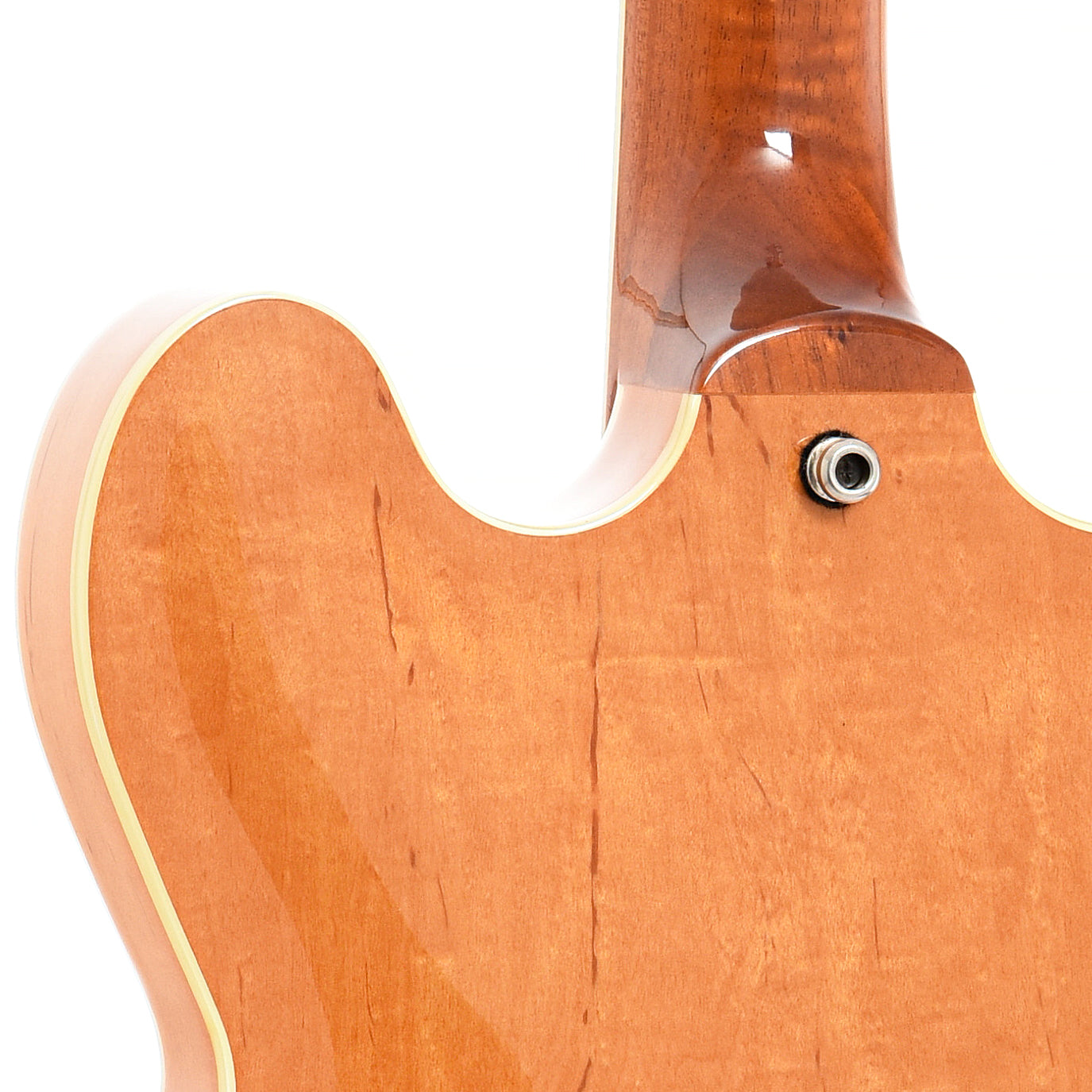 Neck joint of Epiphone Casino Natural Hollowbody Guitar (1995)