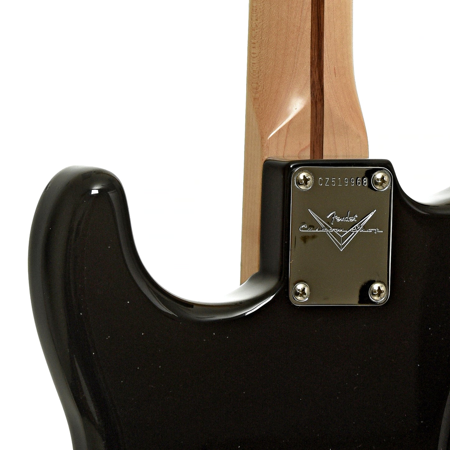 neck joint of Fender Custom Shop Eric Clapton Stratocaster Electric Guitar