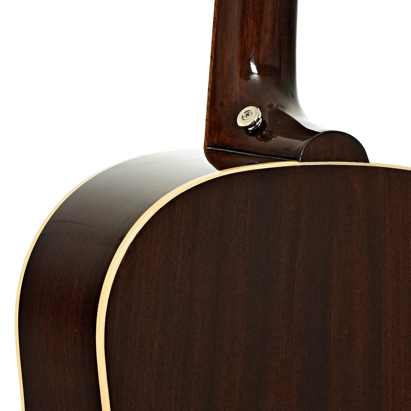 Neck joint of Epiphone Inspired by Gibson J-45 Acoustic Guitar