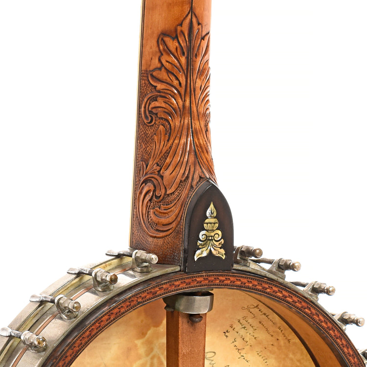 Neck joint of Fairbanks Whyte Laydie No.7 Banjo