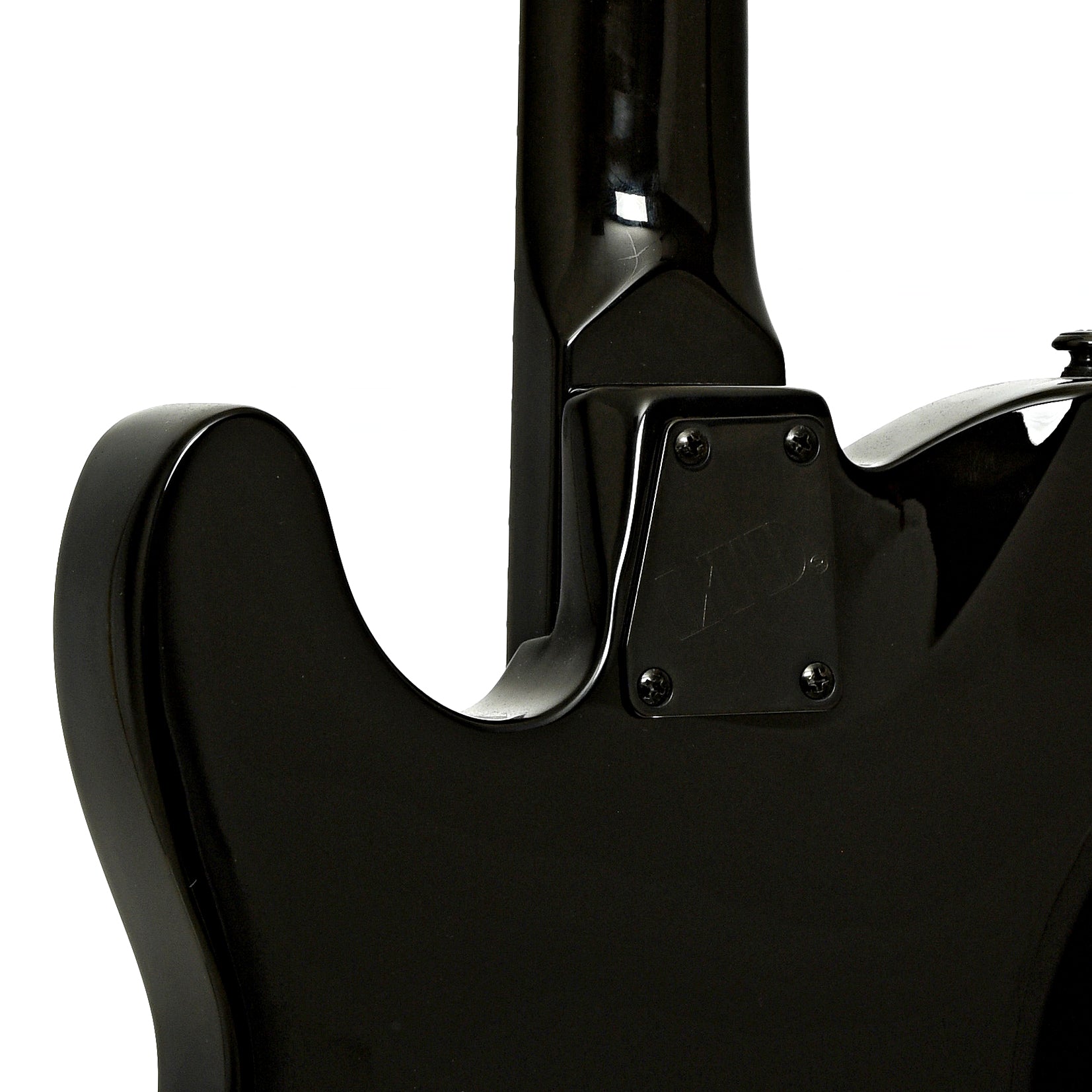 Neck joint of ESP LTD TE-200 Electric Guitar Black Finish