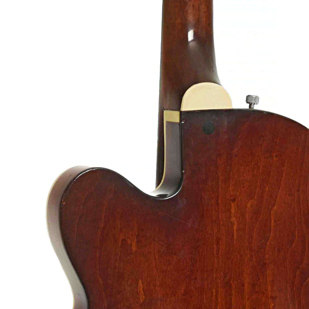 Heel of Gretsch 6071 Hollowbody Electric Bass