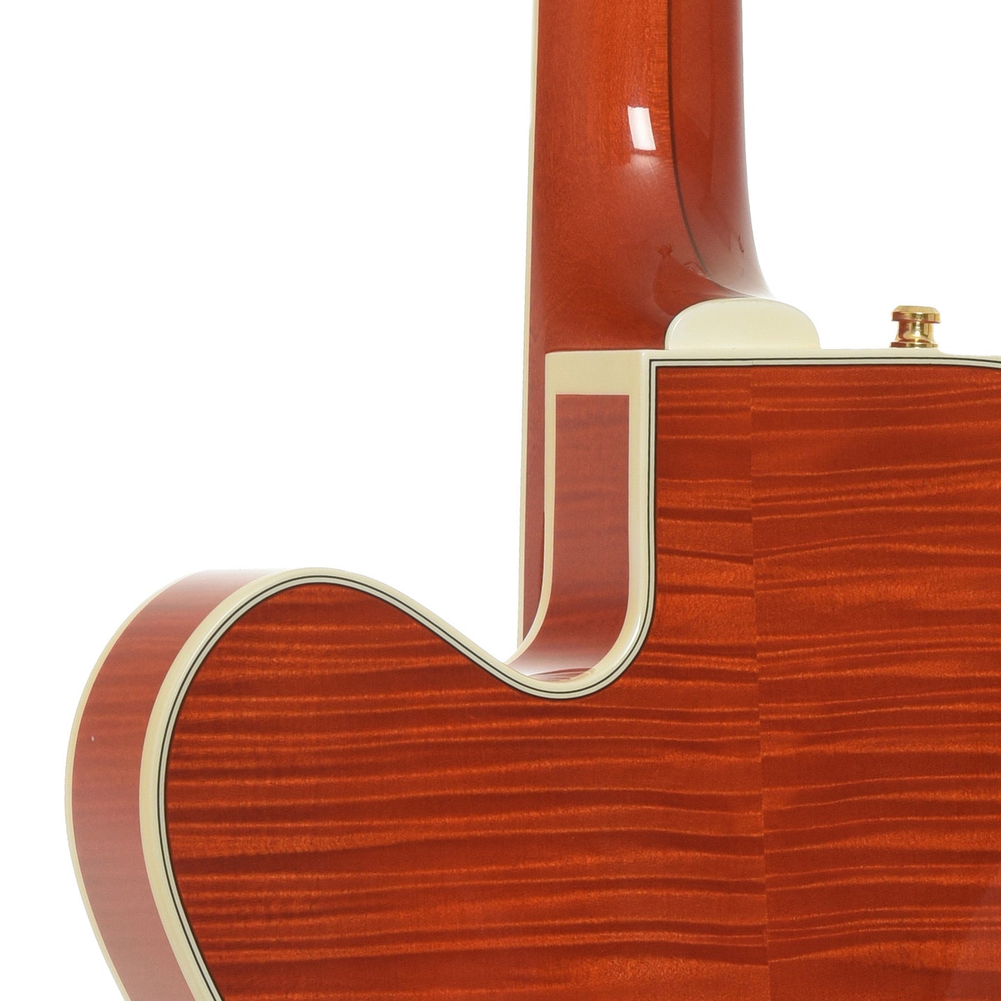 Neck joint of Gretsch G6120TFM Players Edition Nashville Hollowbody Electric Guitar