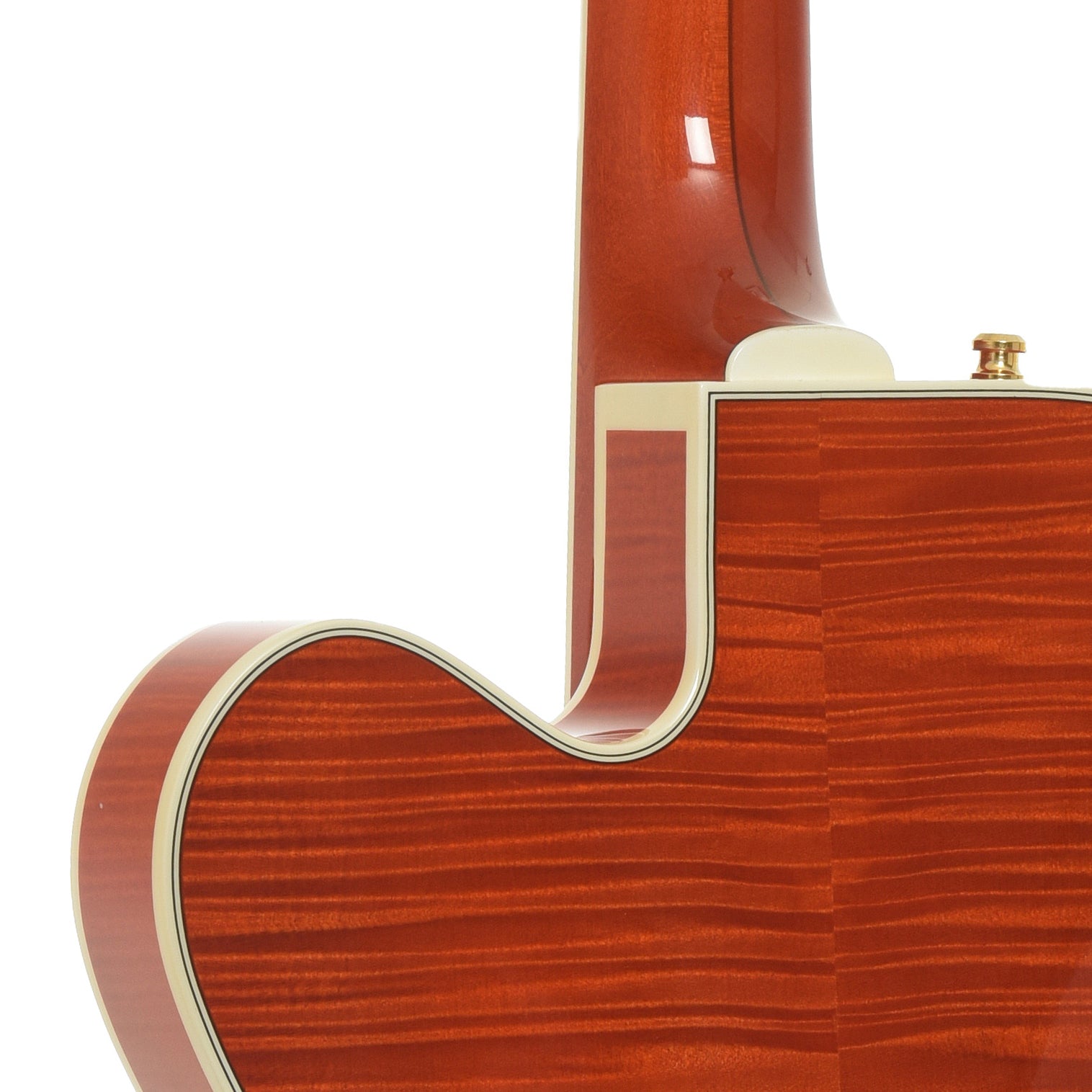 Neck joint of Gretsch G6120TFM Players Edition Nashville Hollowbody Electric Guitar