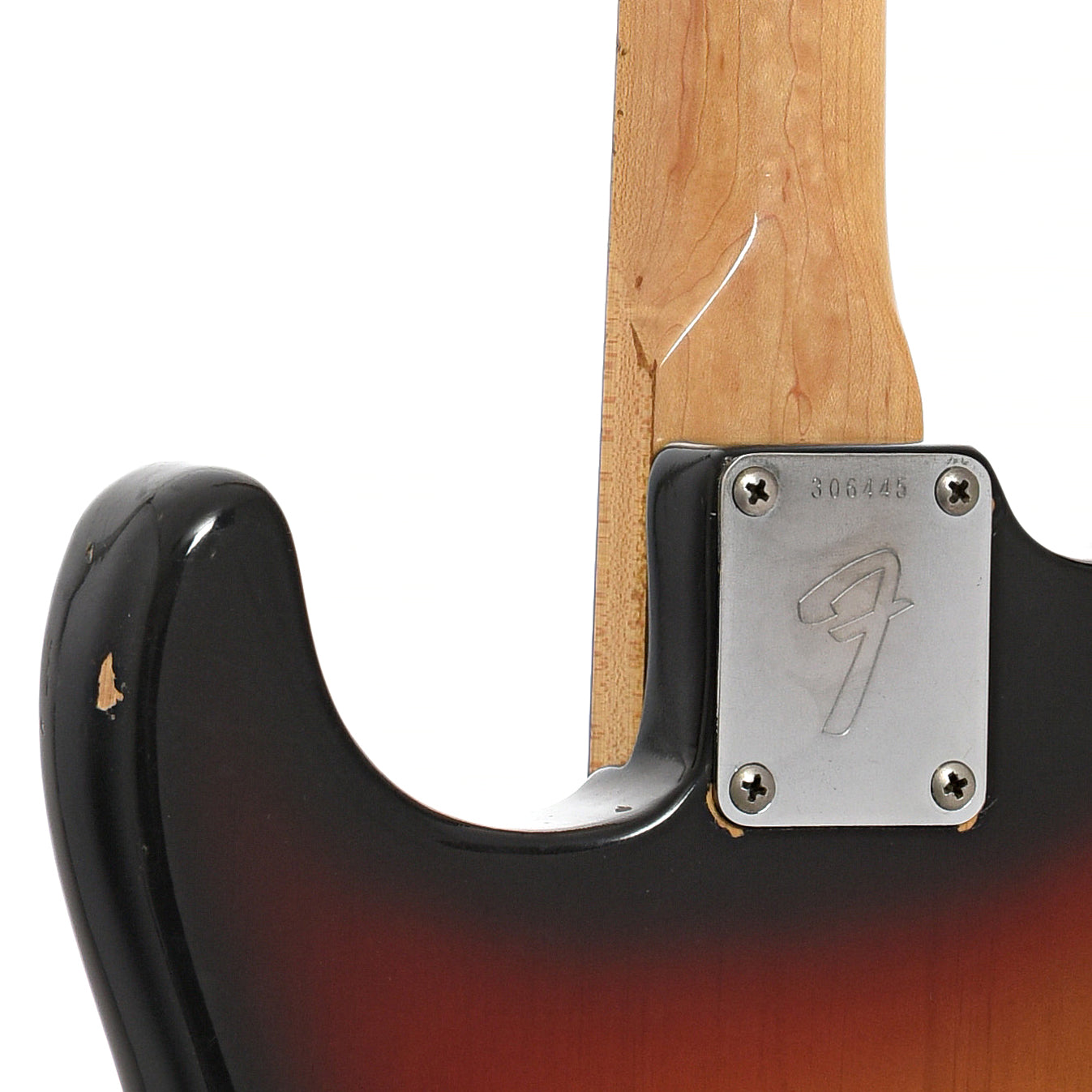 Neck joint of Fender Stratocaster