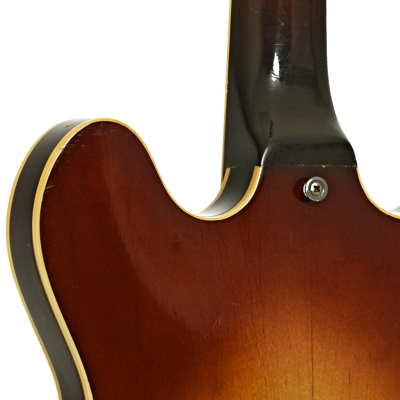 Neck joint of Gibson ES-335 Hollowbody Electric Guitar 