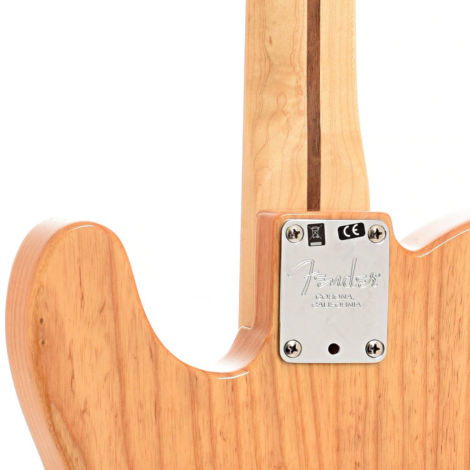 heel of Fender American Pro Telecaster Electric Guitar