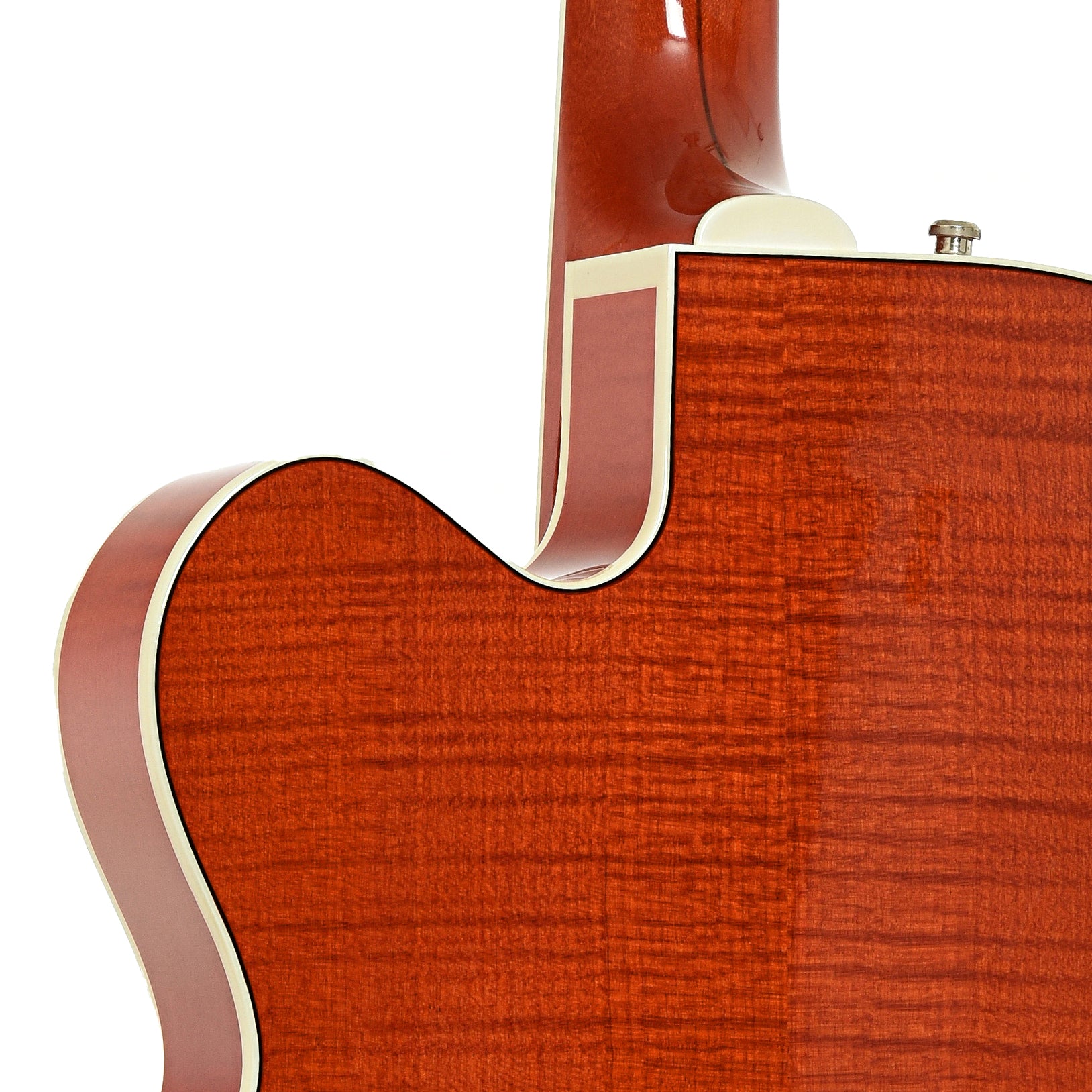 Neck joint of Gretsch Brian Setzer G6120SSU Hollowbody Electric Guitar