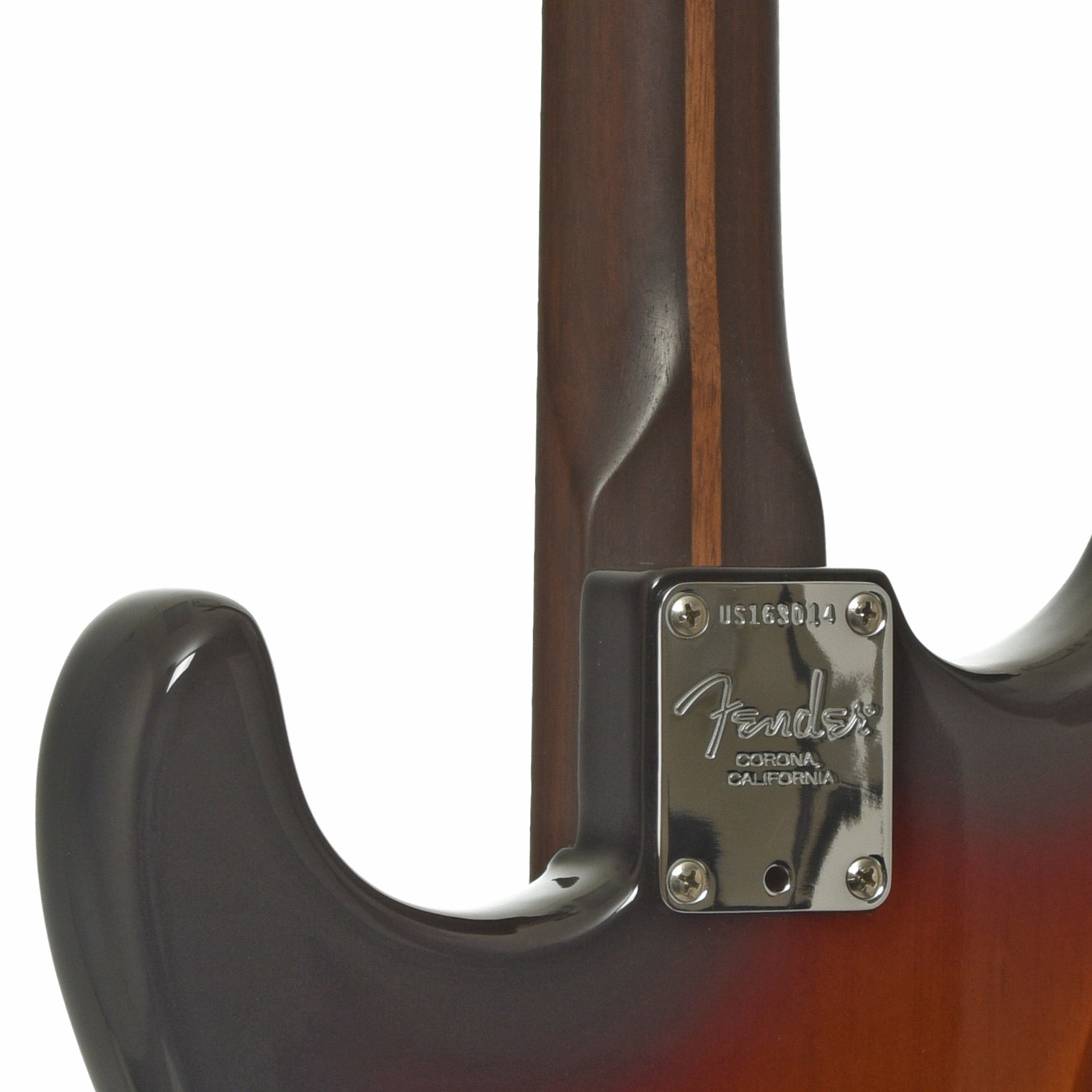 Neck joint of Fender Limited Edition American Standard Stratocaster w/ Rosewood Neck Electric Guitar