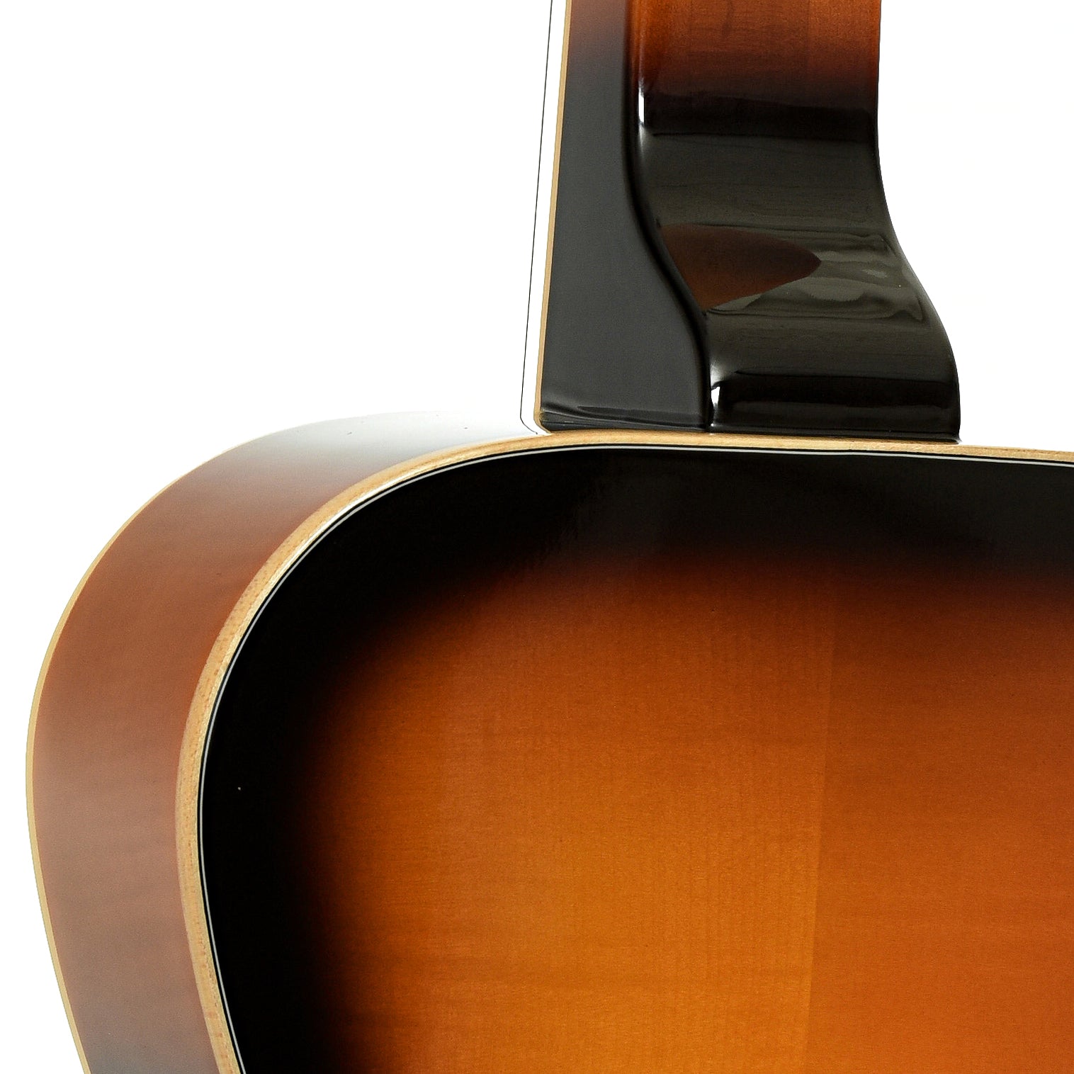 Neck joint of Gold Tone PBS-D Squareneck Resonator Guitar 