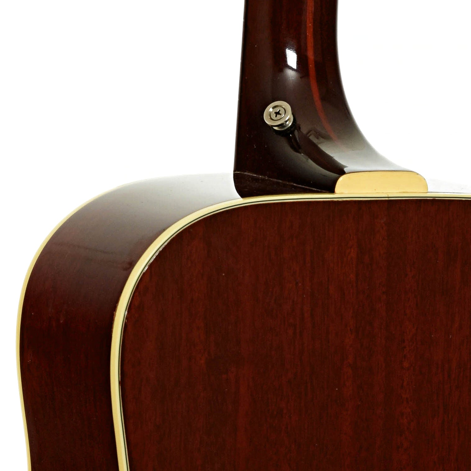 Neck joint of Guild D-40 Bluegrass Jubilee Acoustic Guitar 