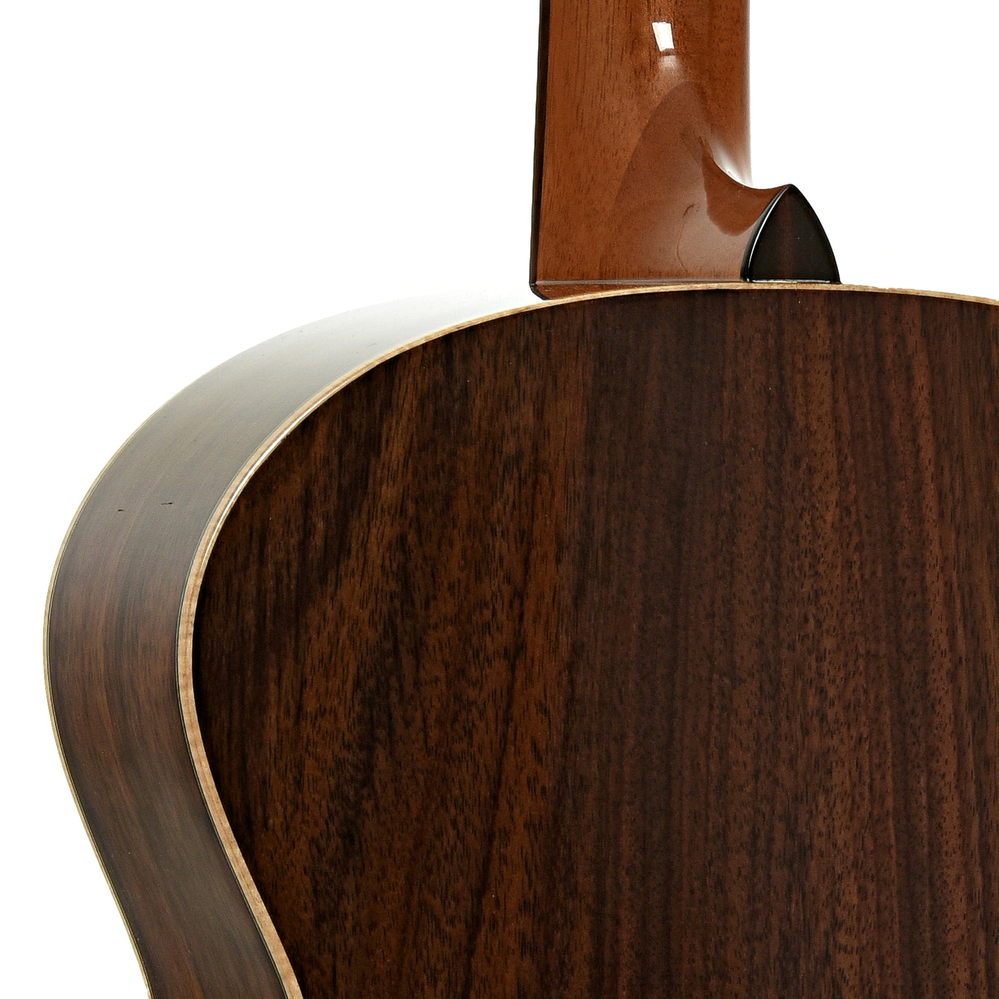 Neck joint of Pono BN-30D Baritone Nui Guitar Ukulele