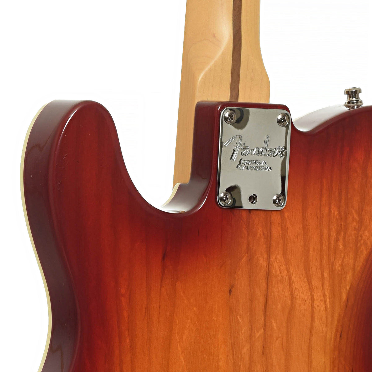 neck joint of Fender American Deluxe Telecaster Electric Guitar 