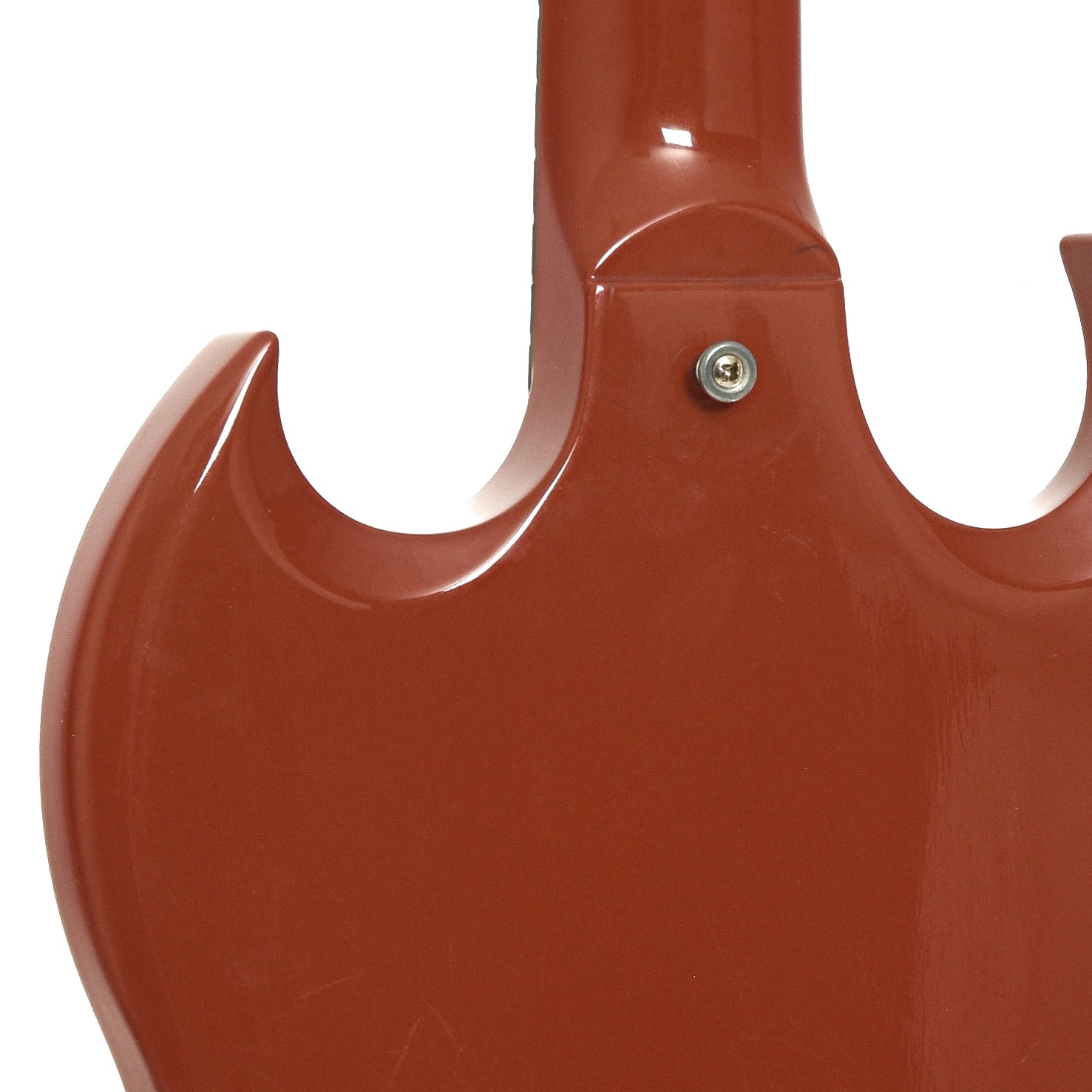 Neck joint of Gibson Limited Edition SG Platinum Electric Guitar