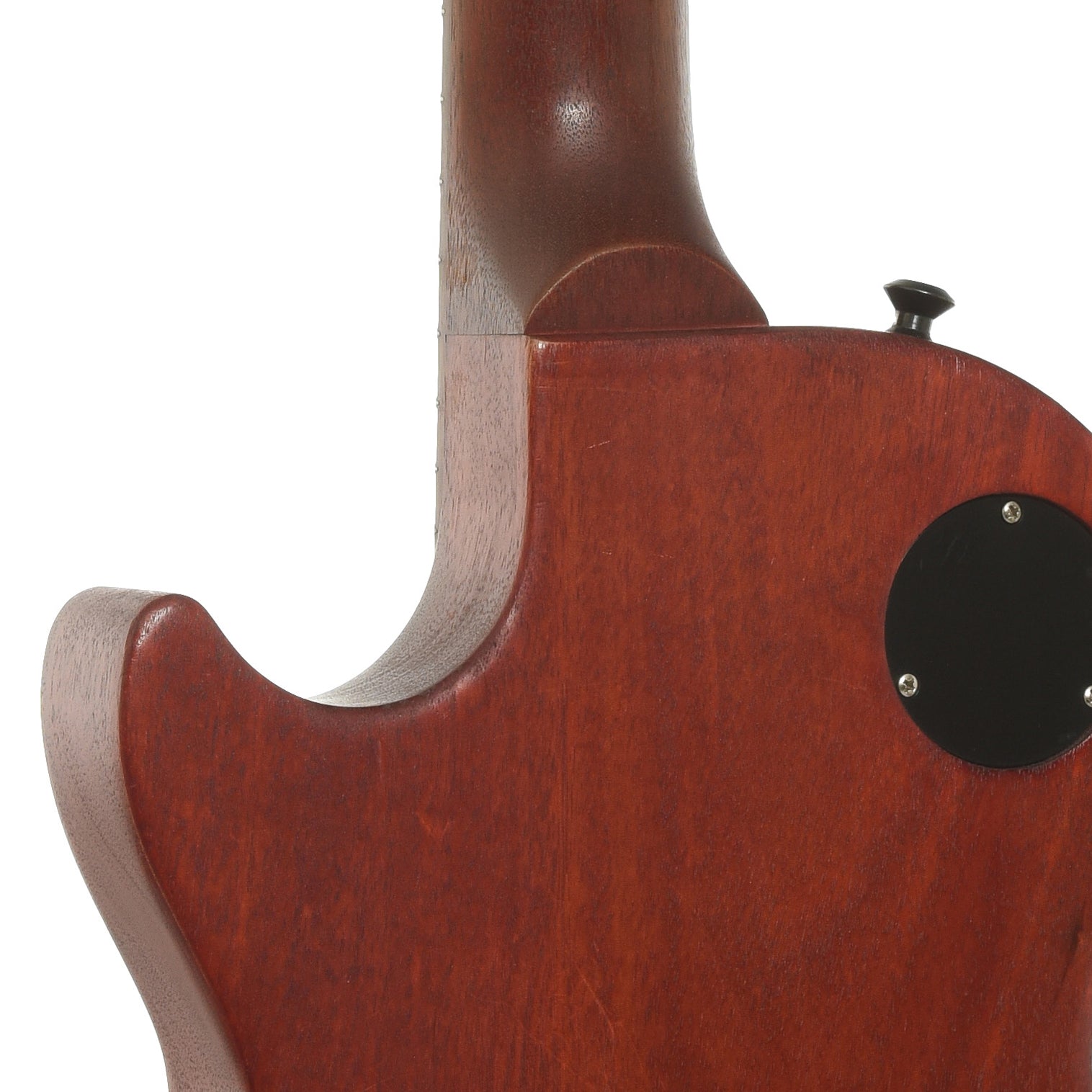 Neck joint of Gibson Les Paul Studio Faded Electric Guitar
