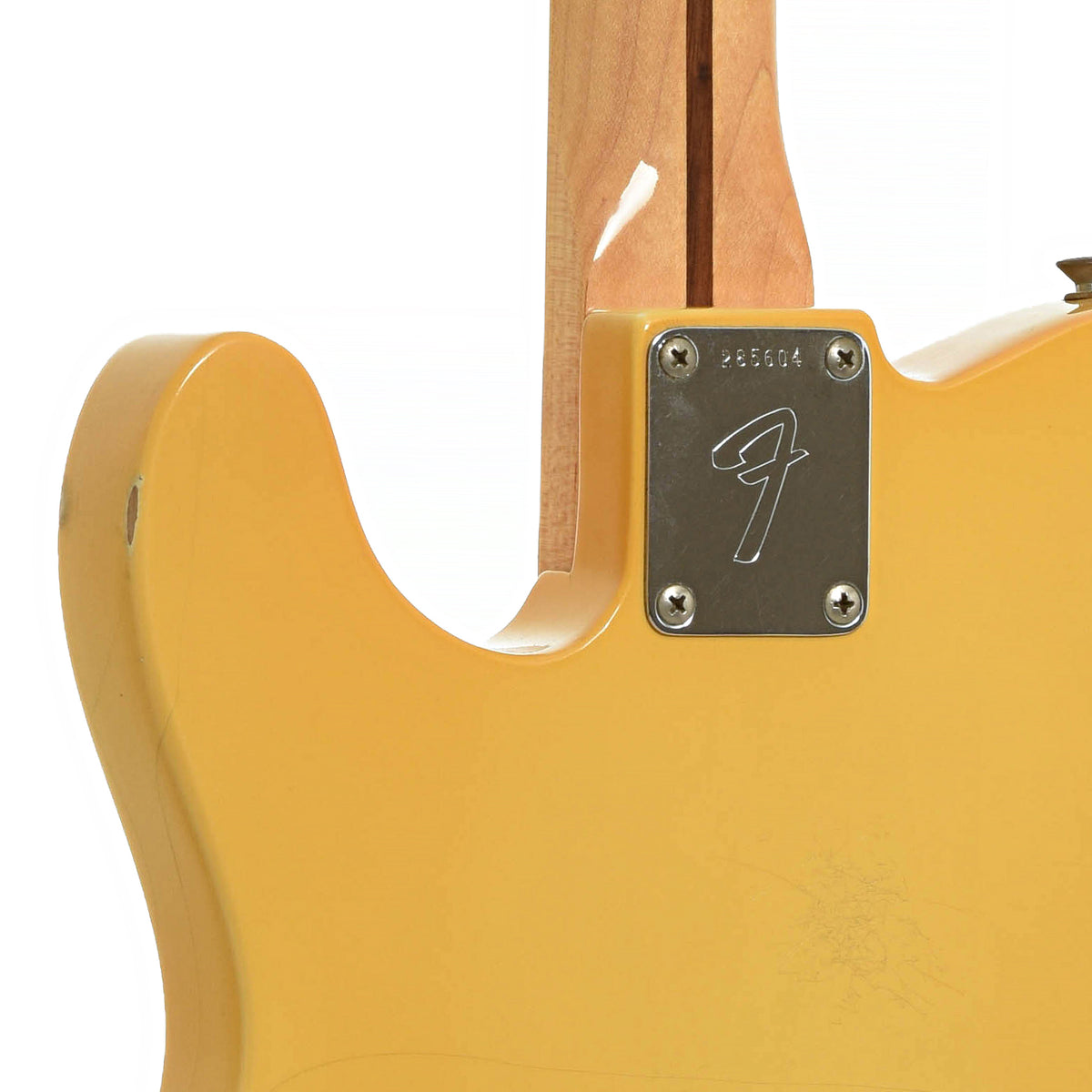 Neck joint of Fender Telecaster Electric Guitar