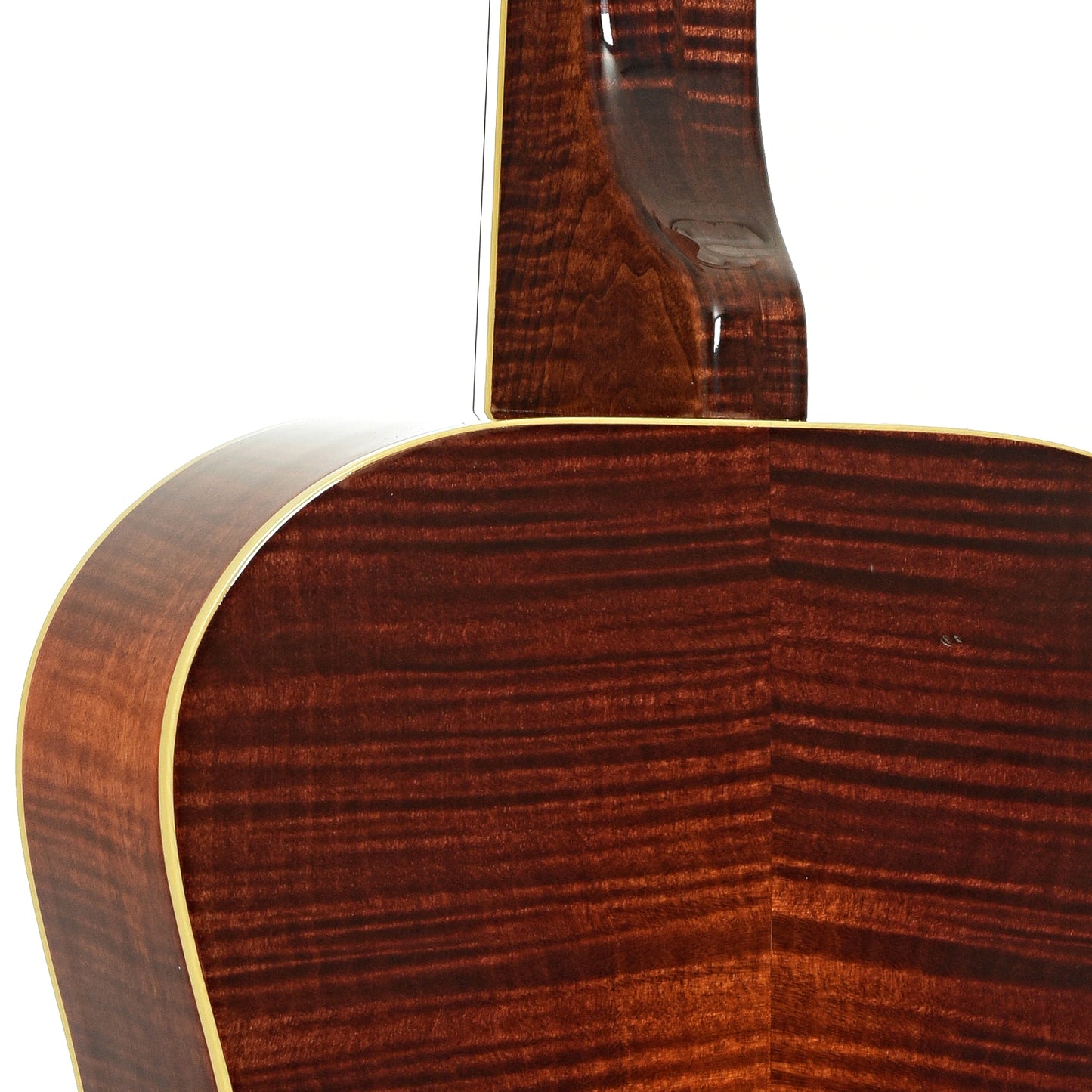 Neck joint of Scheerhorn L-body Maple Squareneck Resonator Guitar