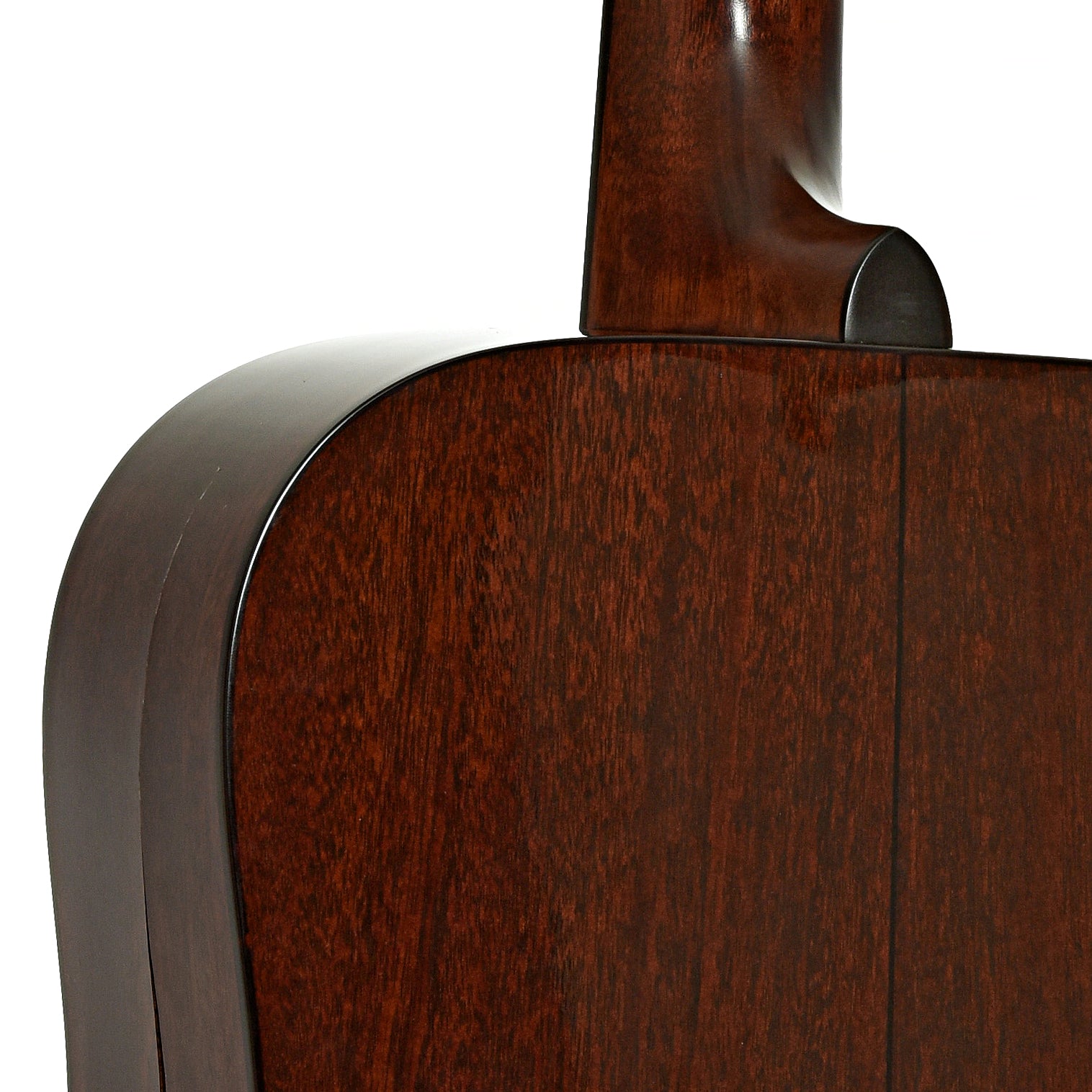 Neck joint of Huss and Dalton TD-M Custom Acoustic Guitar 