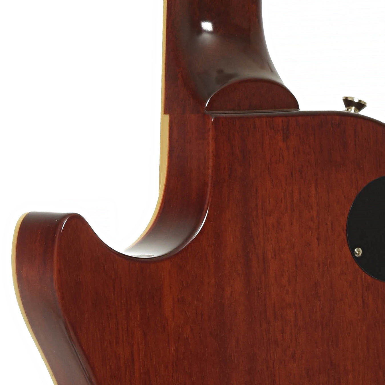 Neck joint of Epiphone 1960 Les Paul Standard Reissue Electric Guitar & Case, Iced Tea Burst